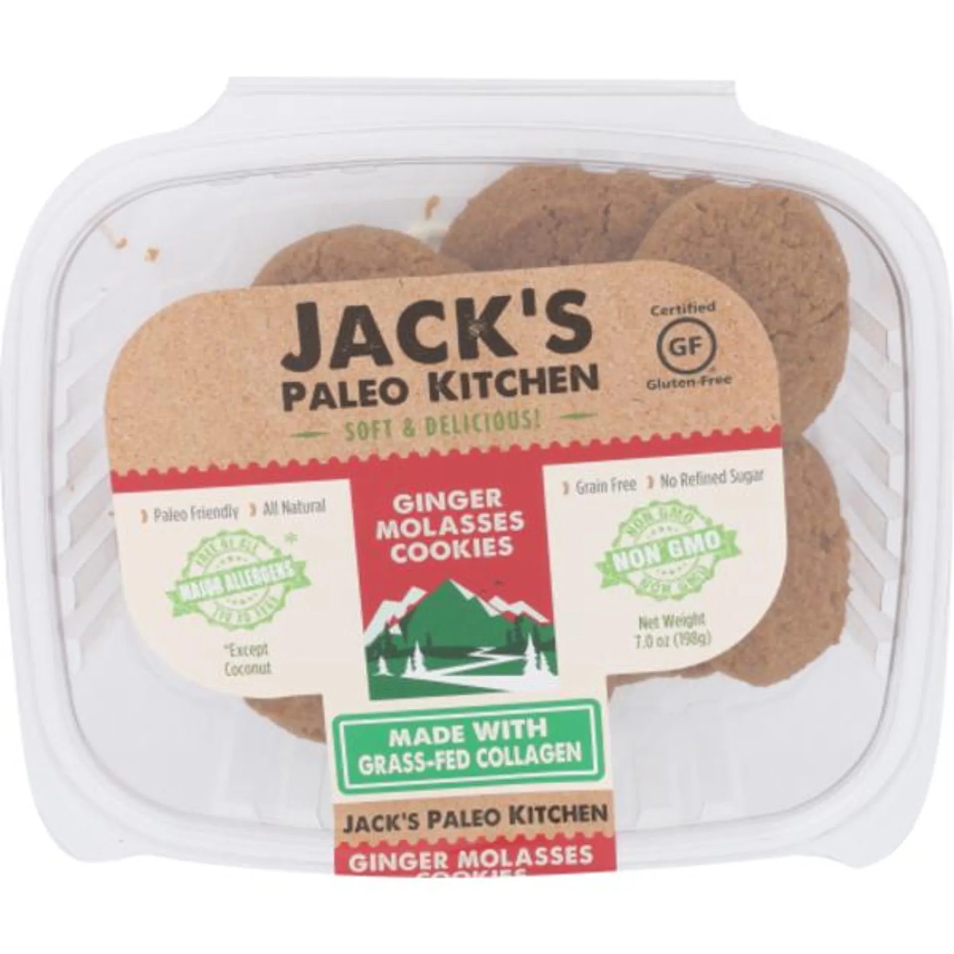 Jack's Allergen Friendly Bakery Ginger Molasses Cookies