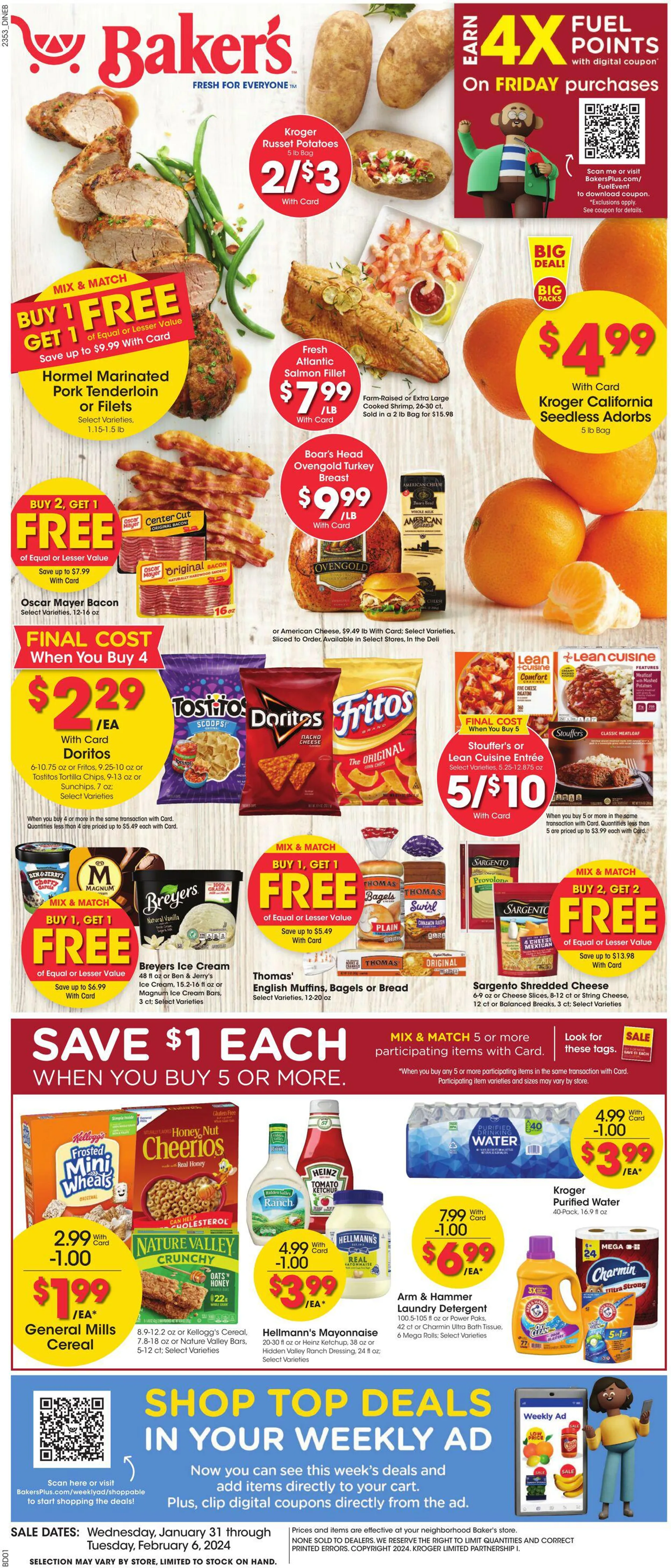 Weekly ad Baker's from January 31 to February 6 2024 - Page 
