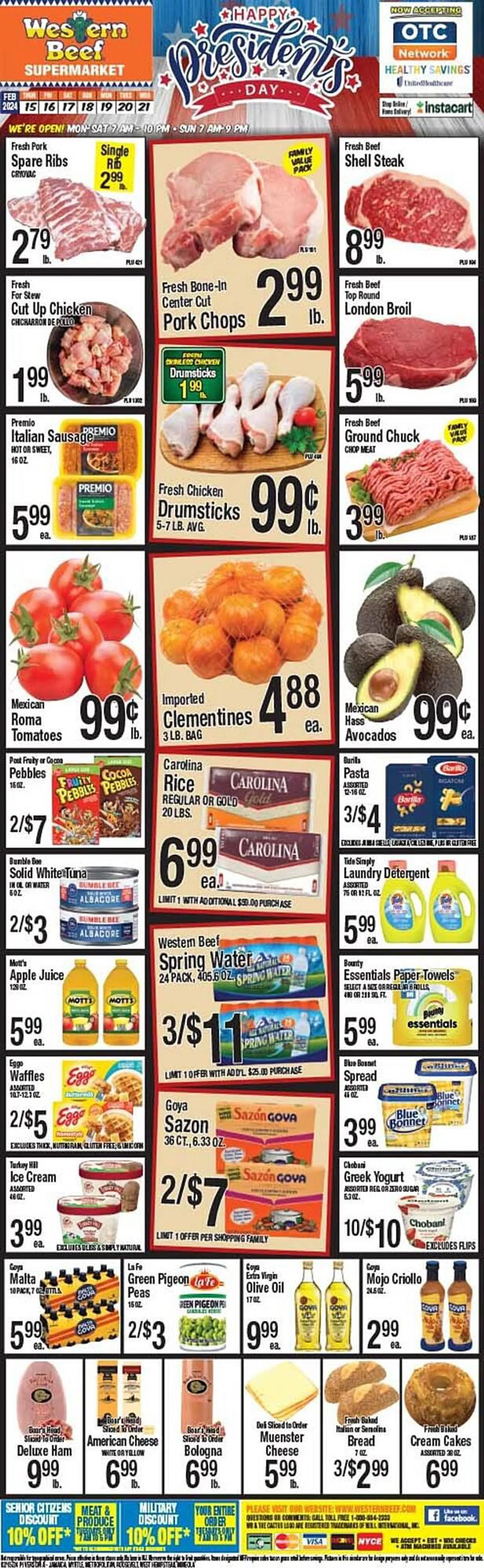 Weekly ad Western Beef Weekly Ad from February 15 to February 21 2024 - Page 