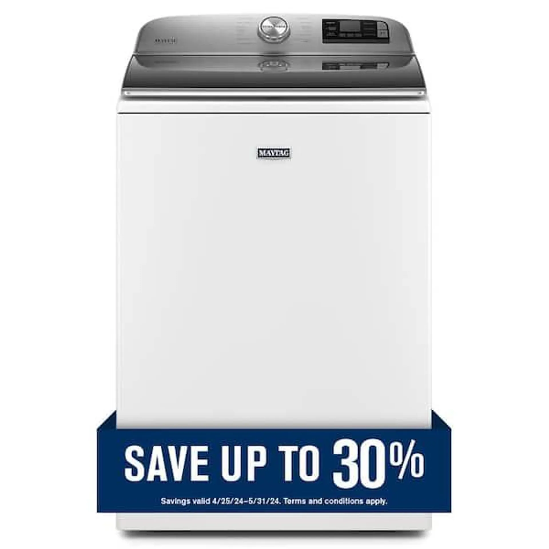 5.2 cu. ft. Smart Capable White Top Load Washing Machine with Extra Power, ENERGY STAR