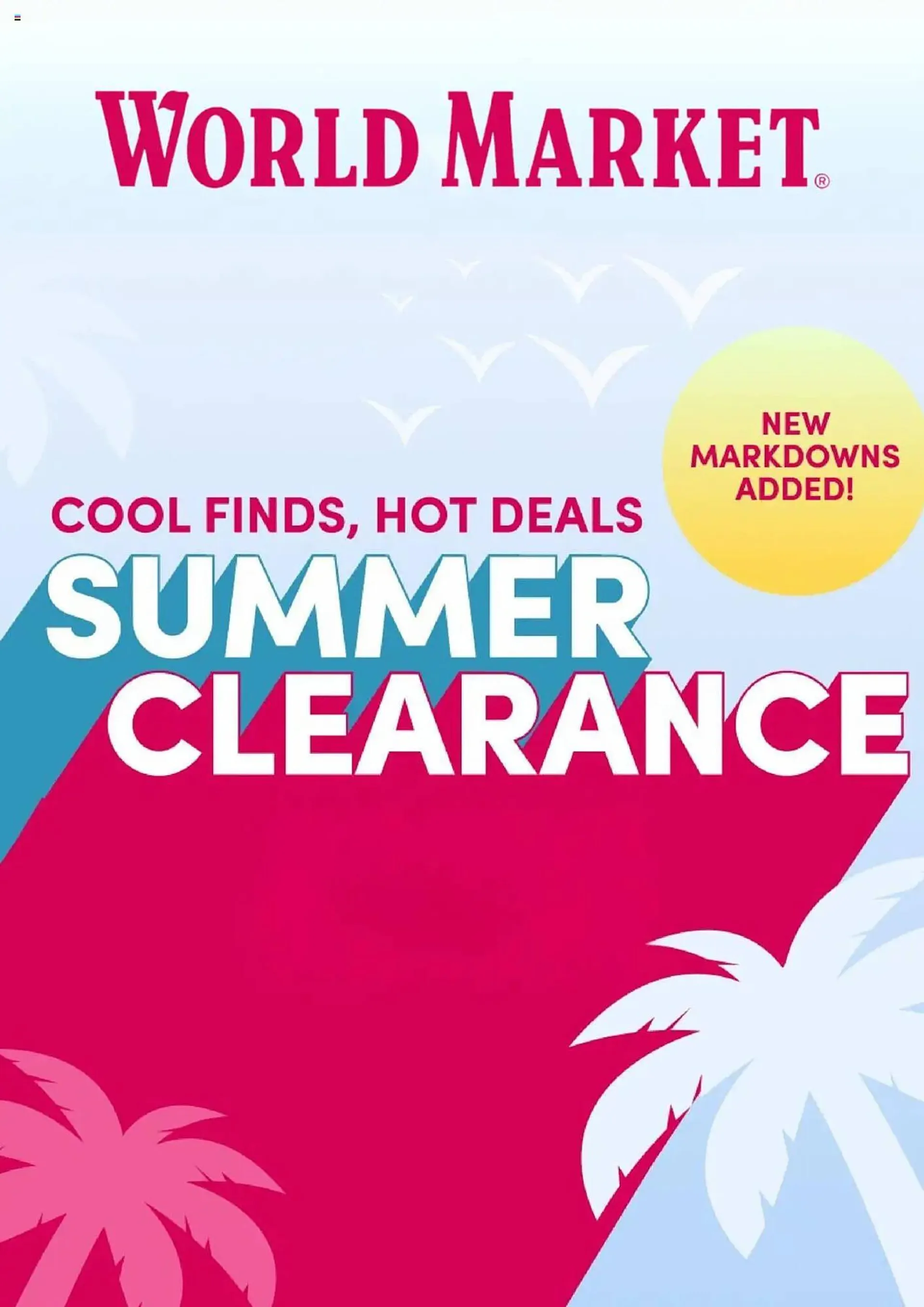 Weekly ad World Market Weekly Ad from June 27 to July 15 2025 - Page 1
