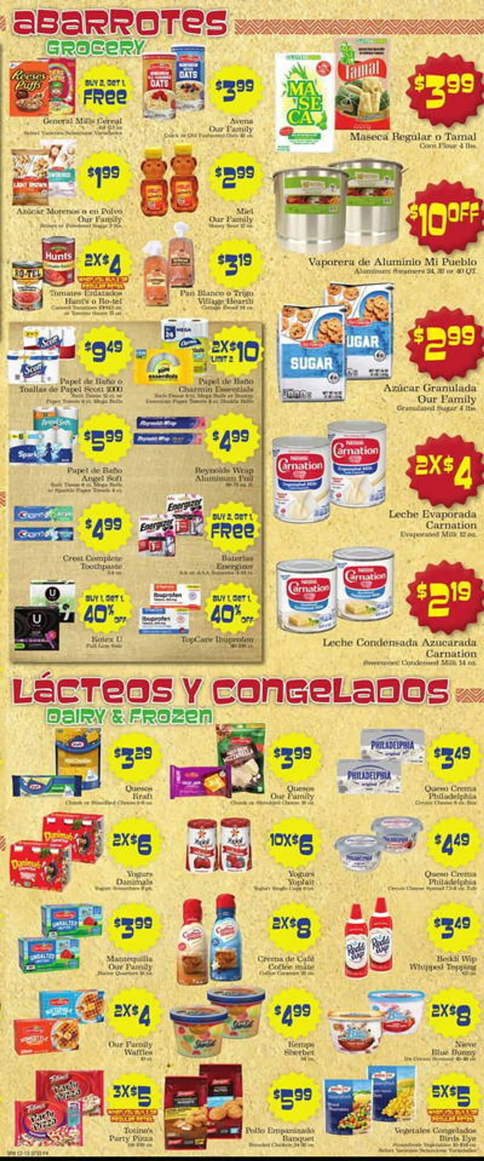 Weekly ad Supermercado Nuestra Familia Weekly Ad from December 15 to December 24 2024 - Page 4