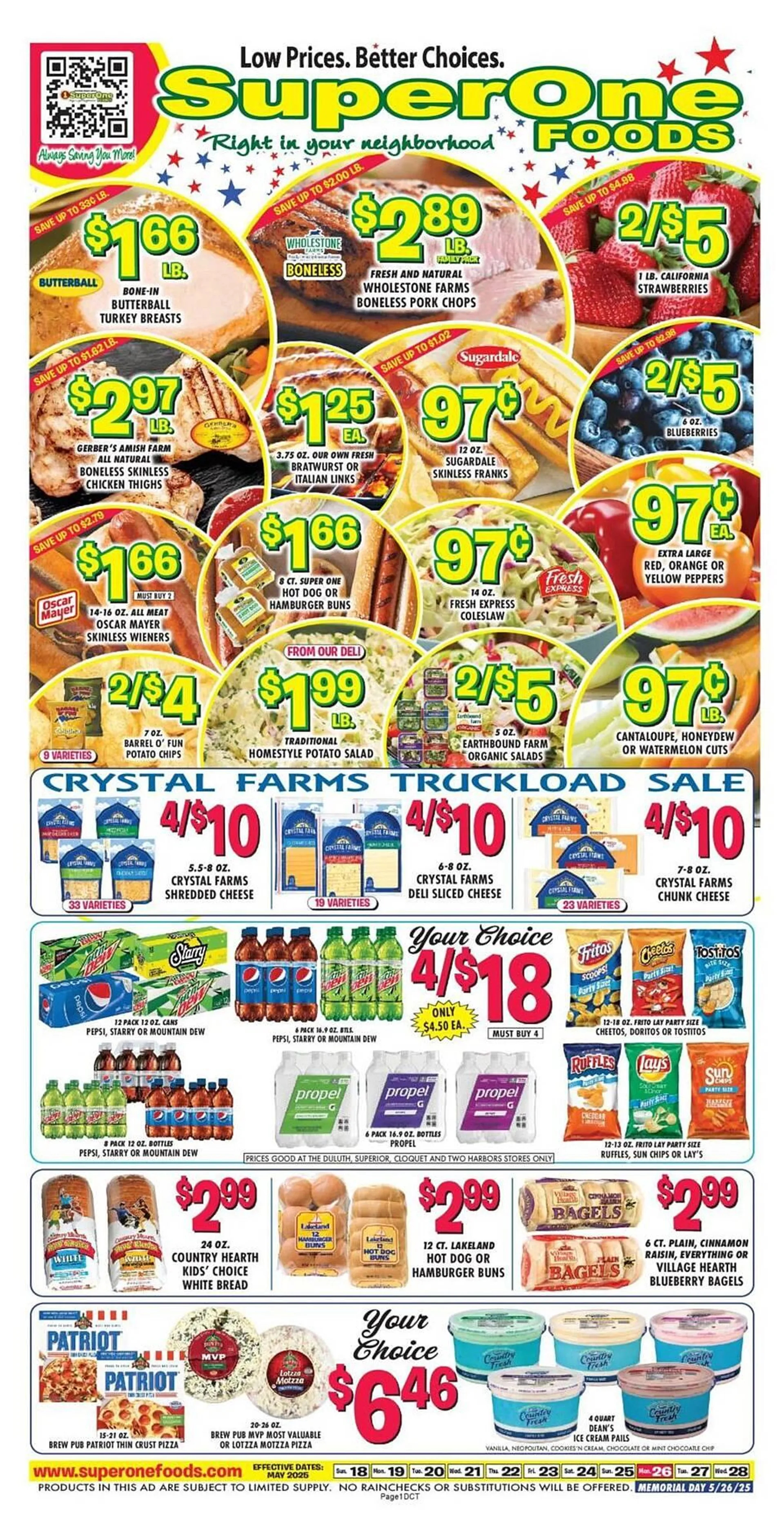 Miners County Market Weekly Ad - 1