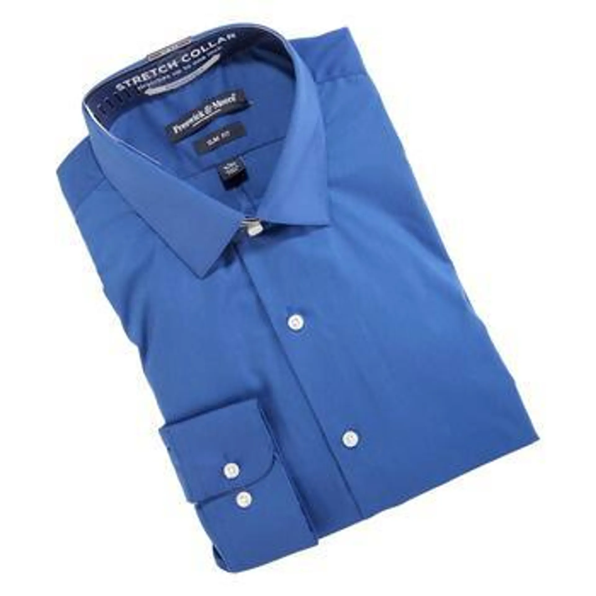 Mens Preswick & Moore Slim Fit Dress Shirt - Medium Blue