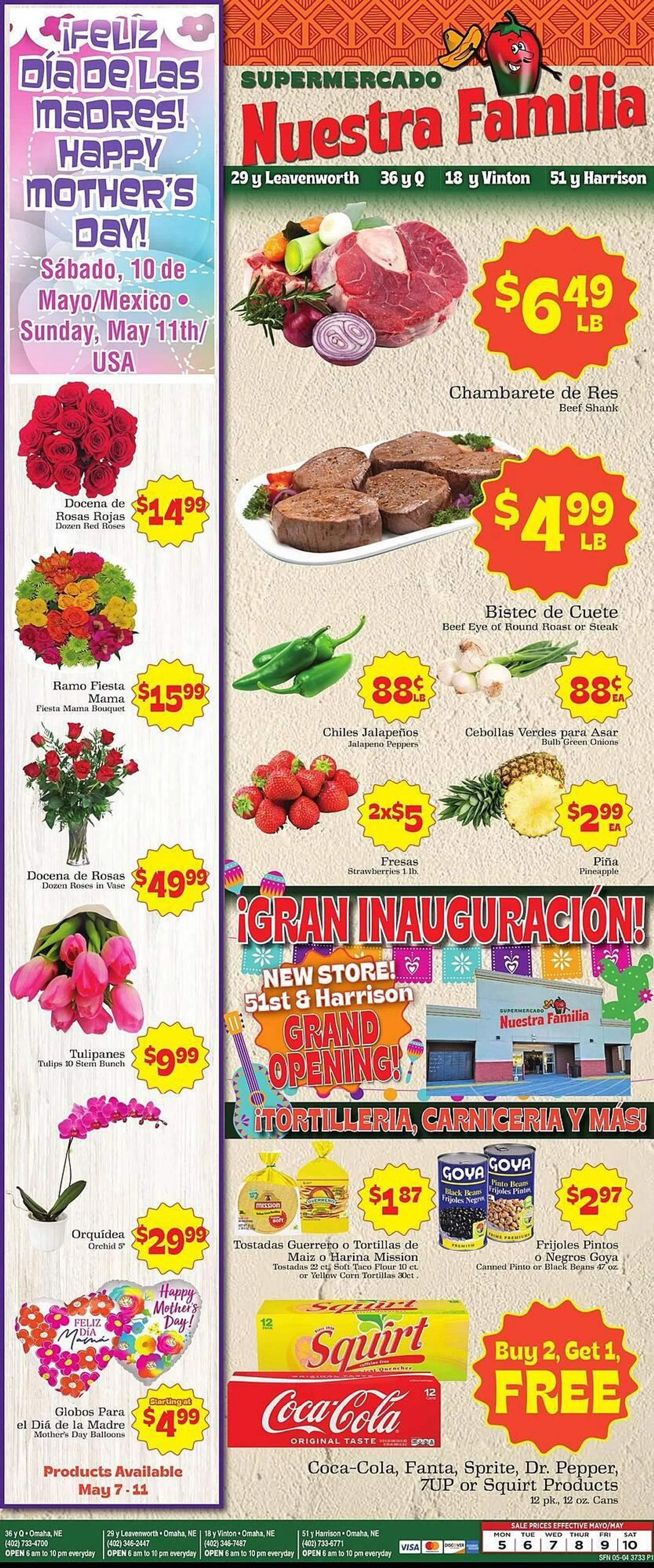 Supermercado Nuestra Familia Weekly Ad - 1