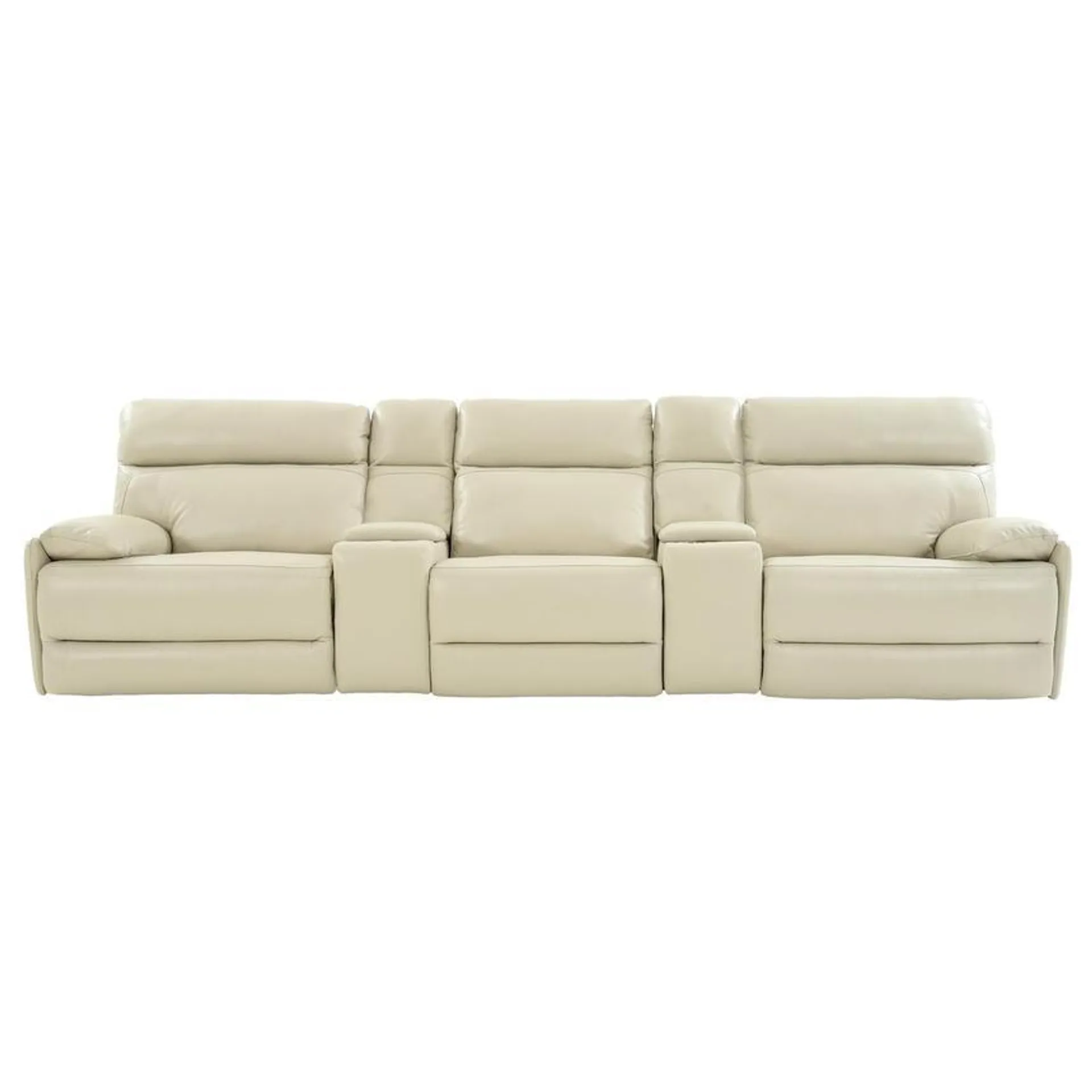 Home Theater Leather Seating with 5PCS/3PWR