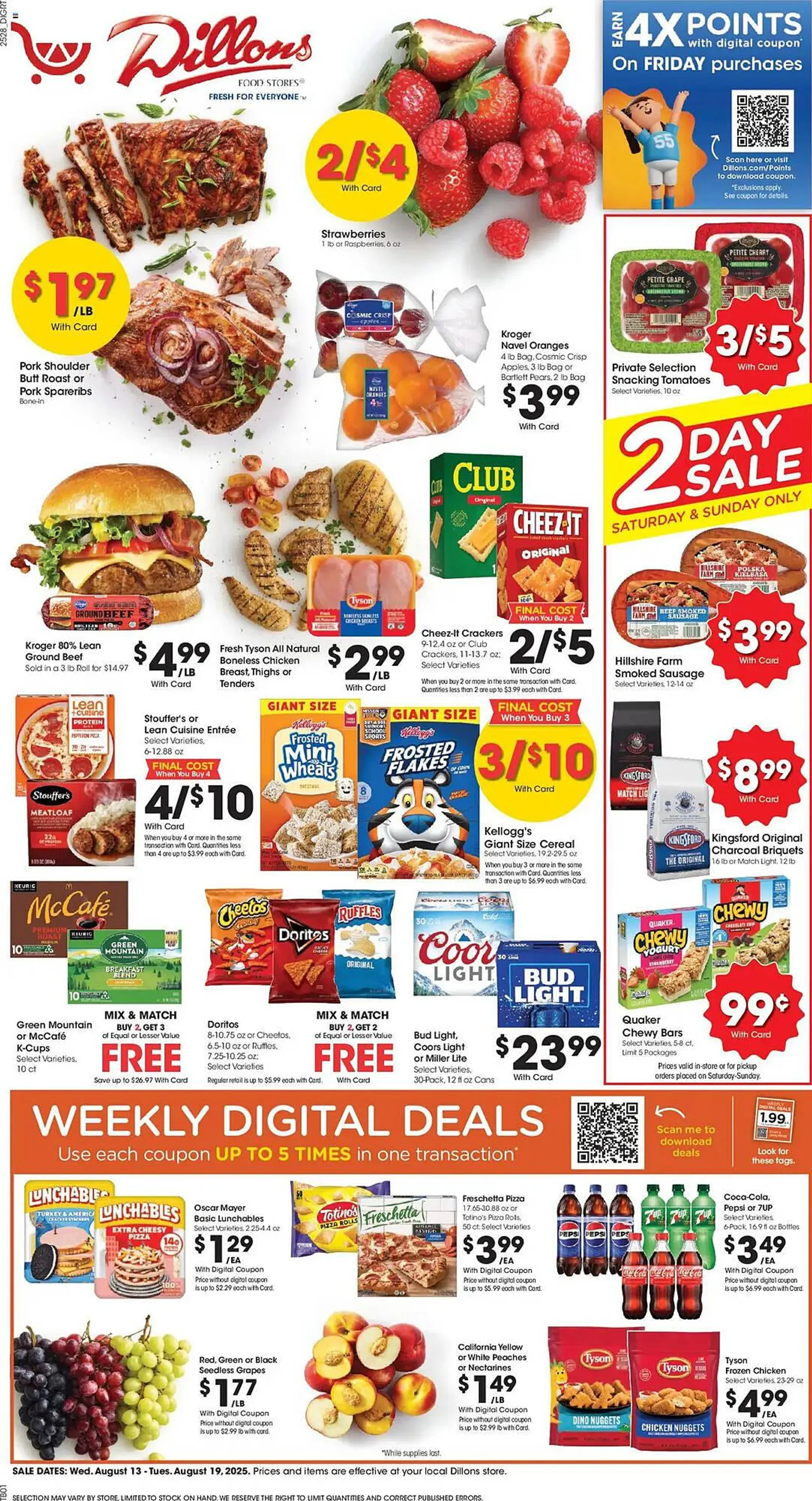 Weekly ad Dillons Weekly Ad from August 13 to August 20 2025 - Page 1
