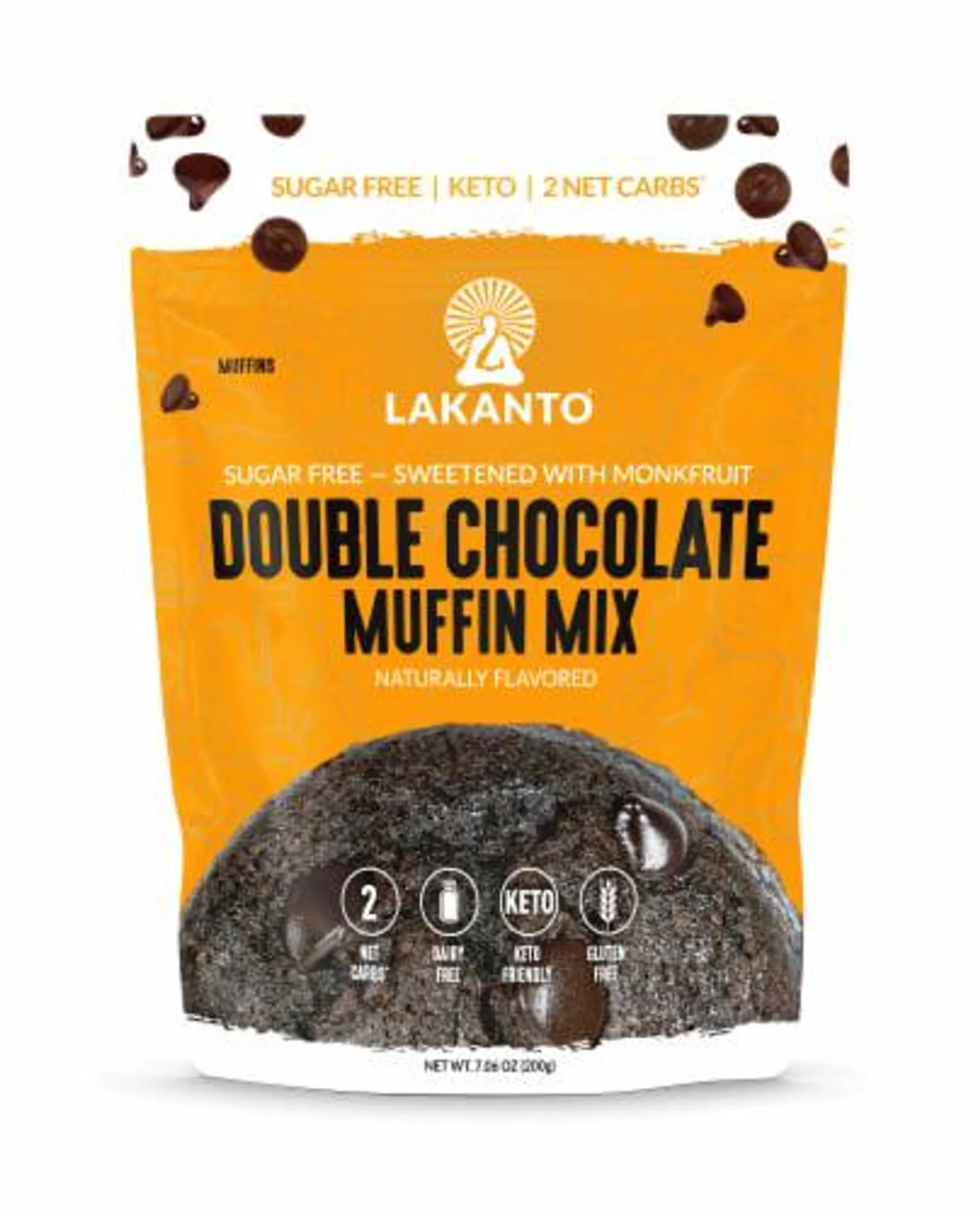 Lakanto® Sugar Free Sweetened with Monk Fruit Double Chocolate Muffin Mix