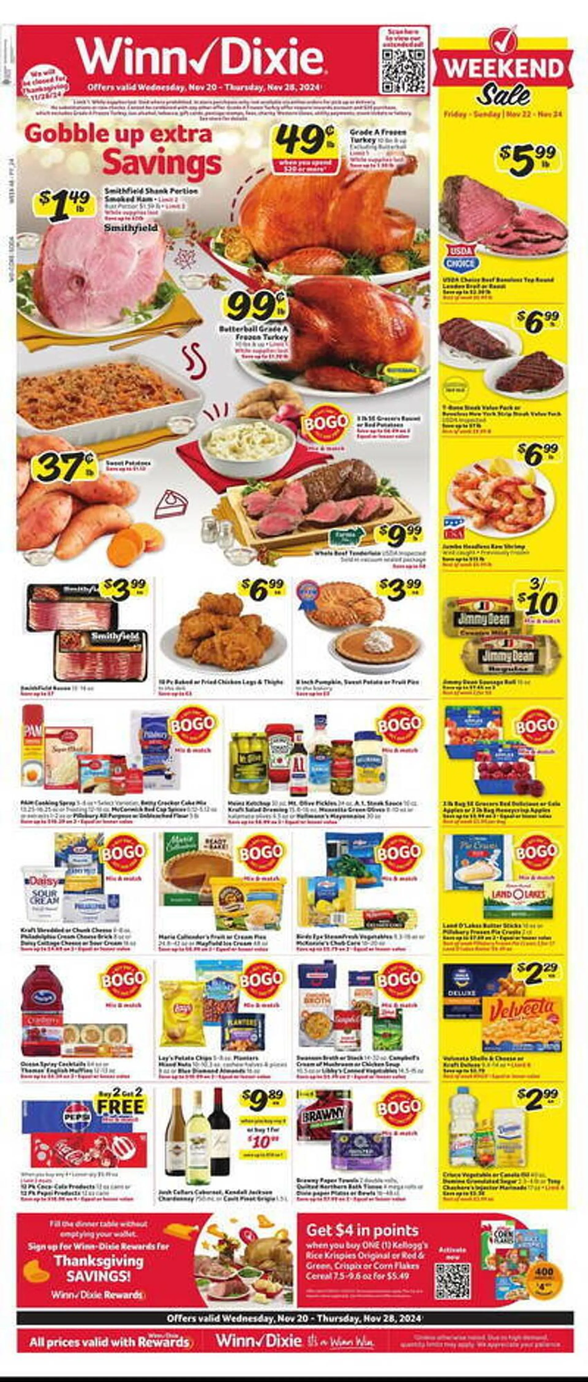 Winn Dixie Weekly Ad - 1