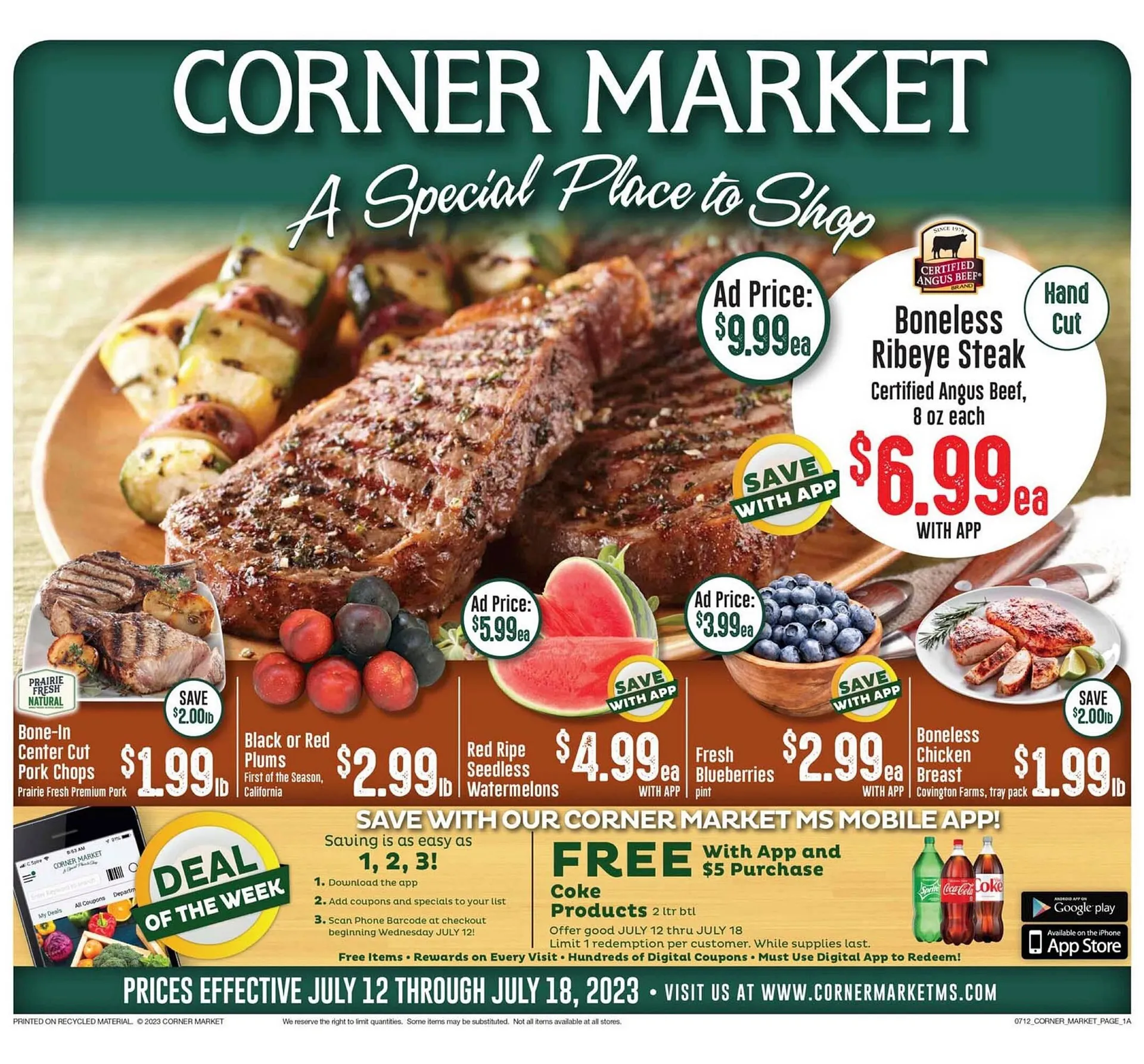 Corner Market ad - 1