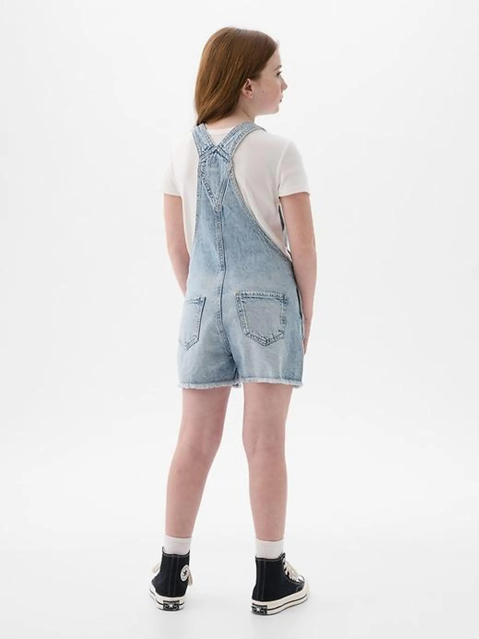 Kids Denim Shortalls