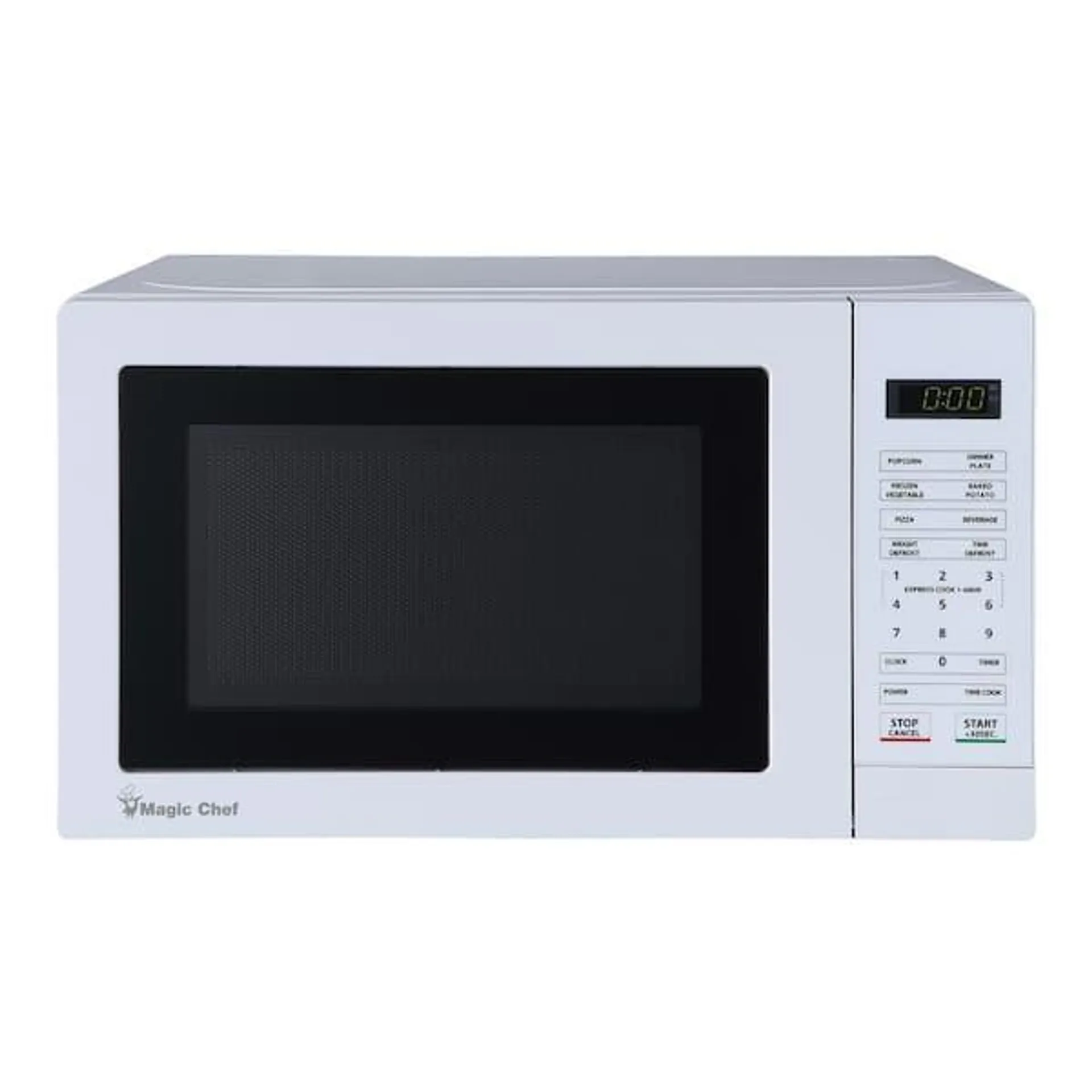 17.3 in W, 0.7 cu. ft. Countertop Microwave, in White with 700-Watt Cooking Power