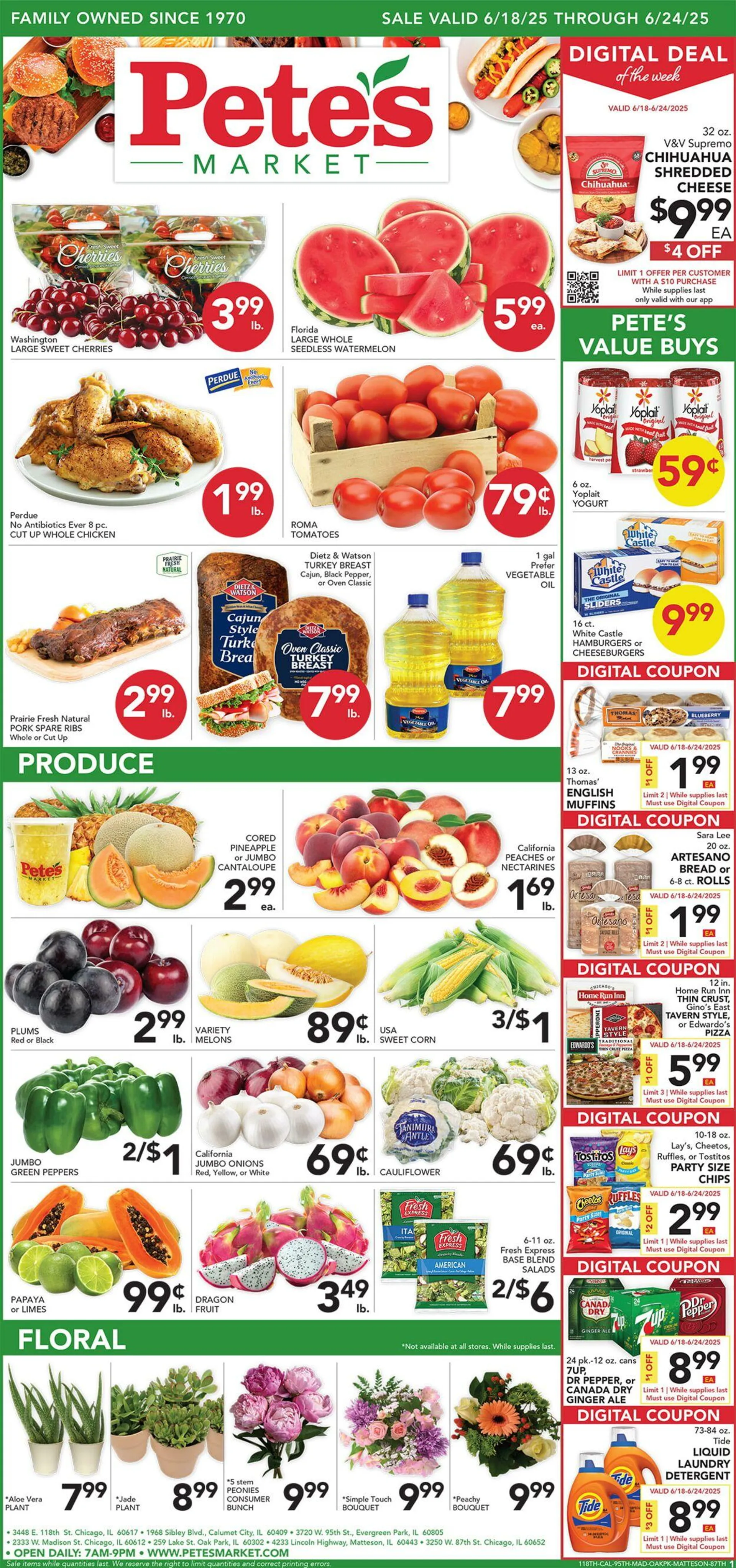 Weekly ad Pete's Fresh Market Current weekly ad from June 11 to June 17 2025 - Page 1