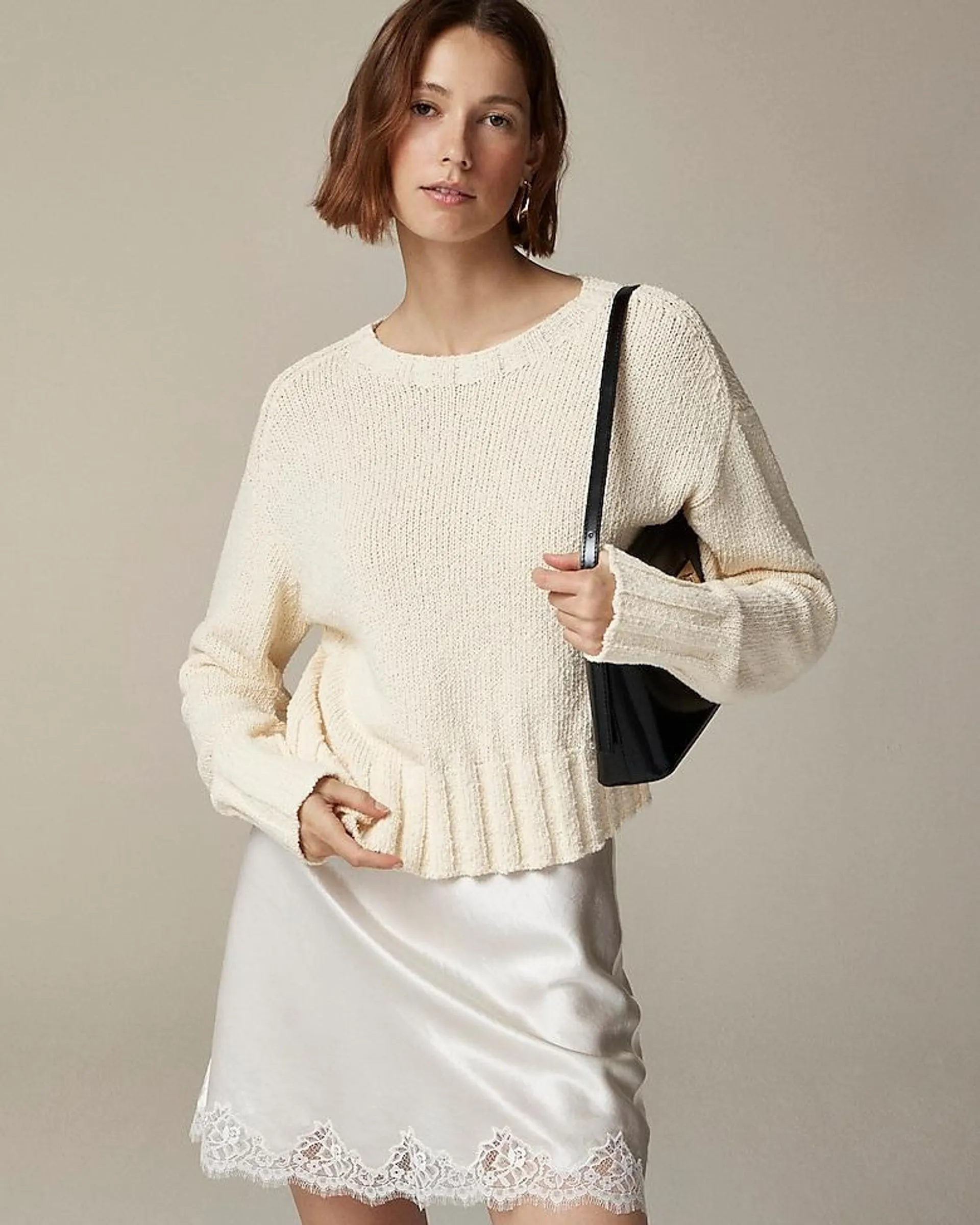 Relaxed crewneck sweater