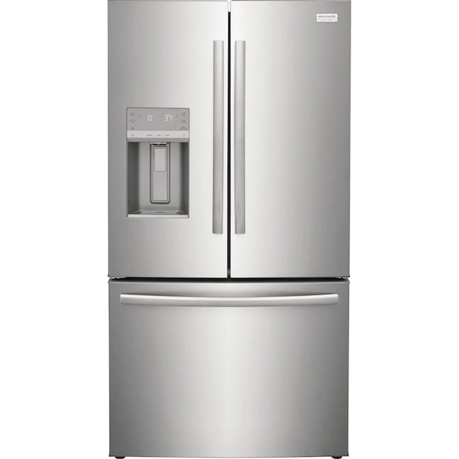 Frigidaire Gallery 27.8-cu ft French Door Refrigerator with Dual Ice Maker, Water and Ice Dispenser (Fingerprint Resistant Stainless Steel) ENERGY STAR