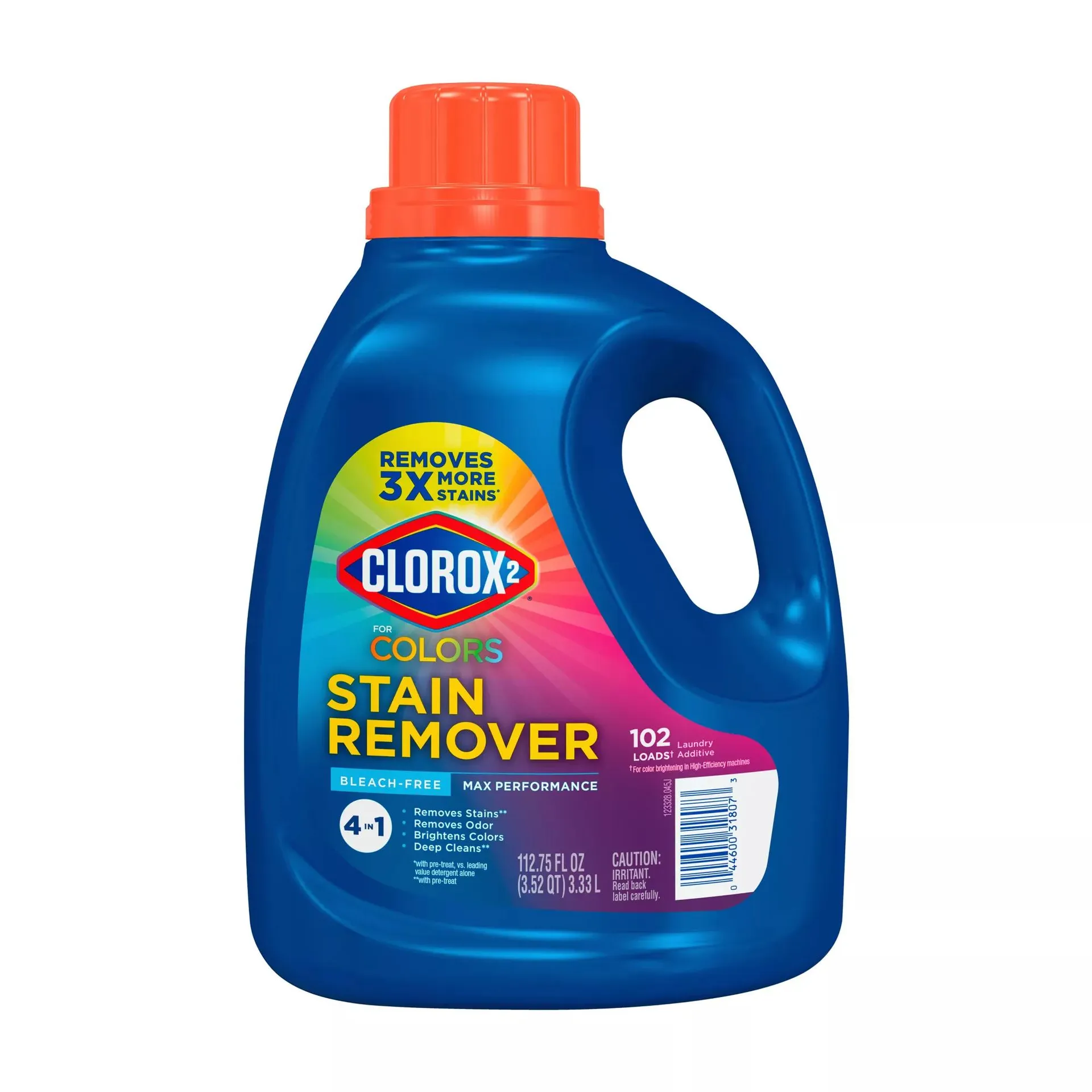 Clorox 2 for Colors Max Performance Stain Remover, 112.75 fl. oz.