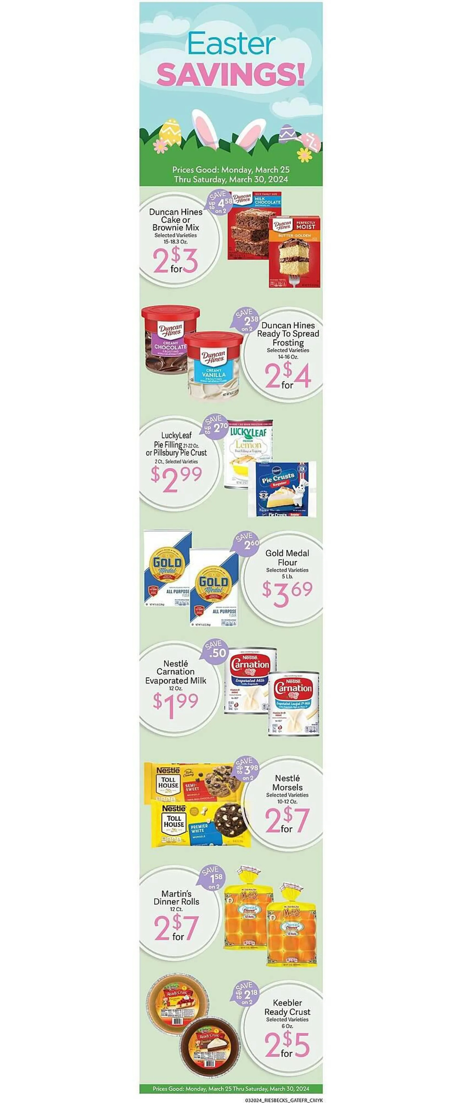 Weekly ad Riesbeck Weekly Ad from March 25 to March 30 2024 - Page 1