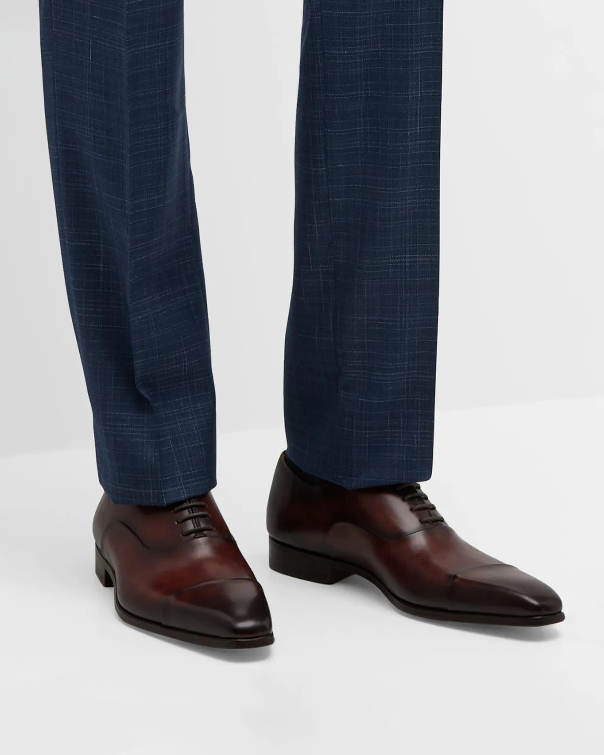 Men's Milos Cap Toe Leather Oxfords