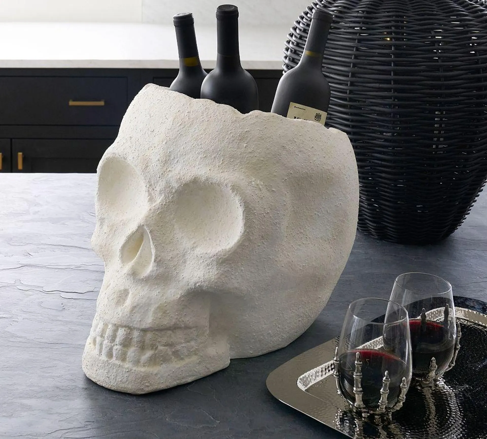 Skull Terracotta Party Bucket