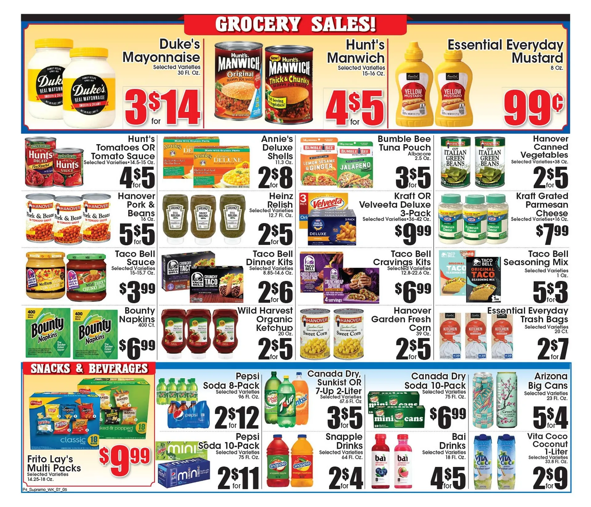 Weekly ad Supremo Foods Inc Weekly Ad from July 5 to July 11 2025 - Page 4