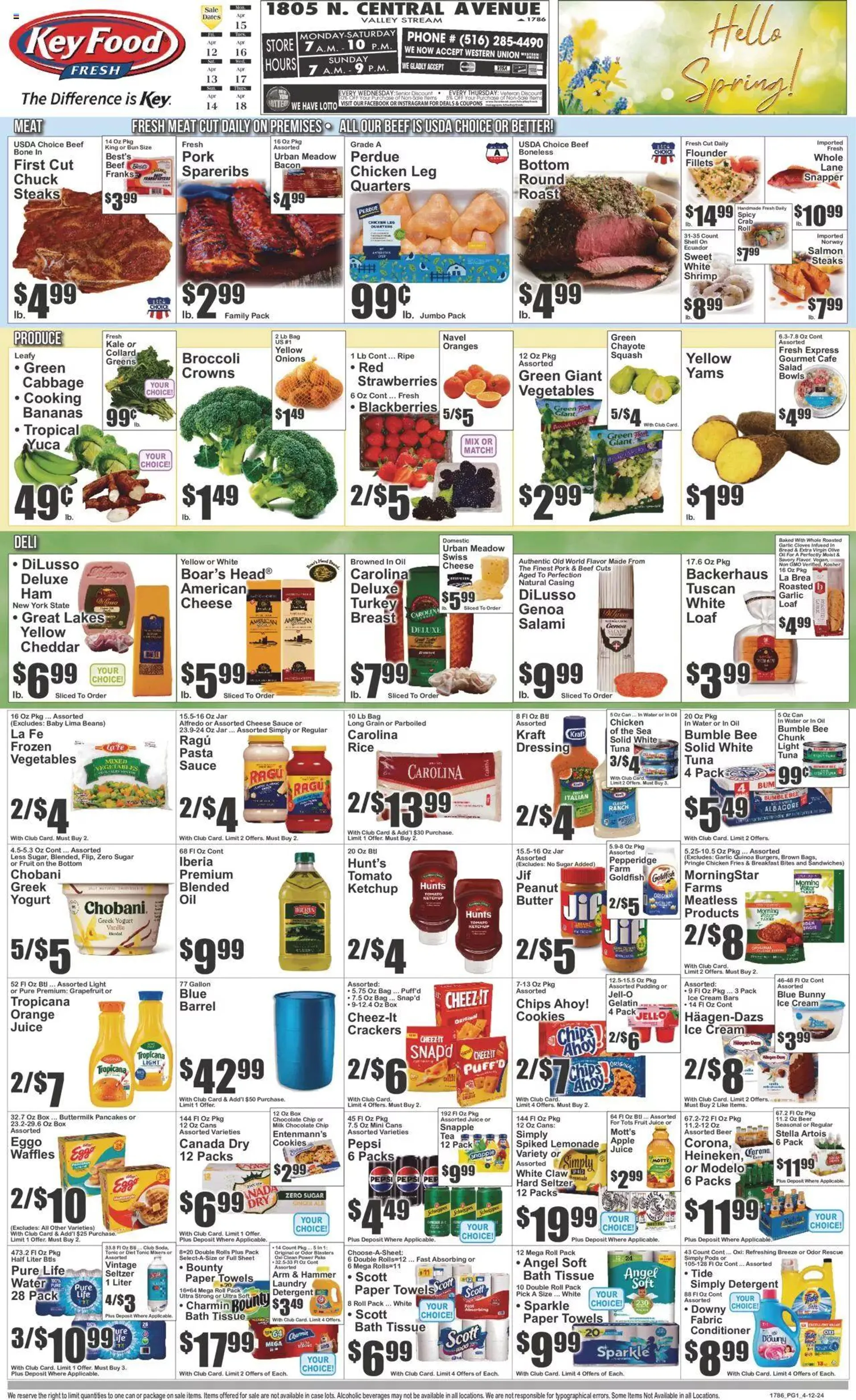 Weekly ad Key Food - Weekly Ad from April 12 to April 18 2024 - Page 1