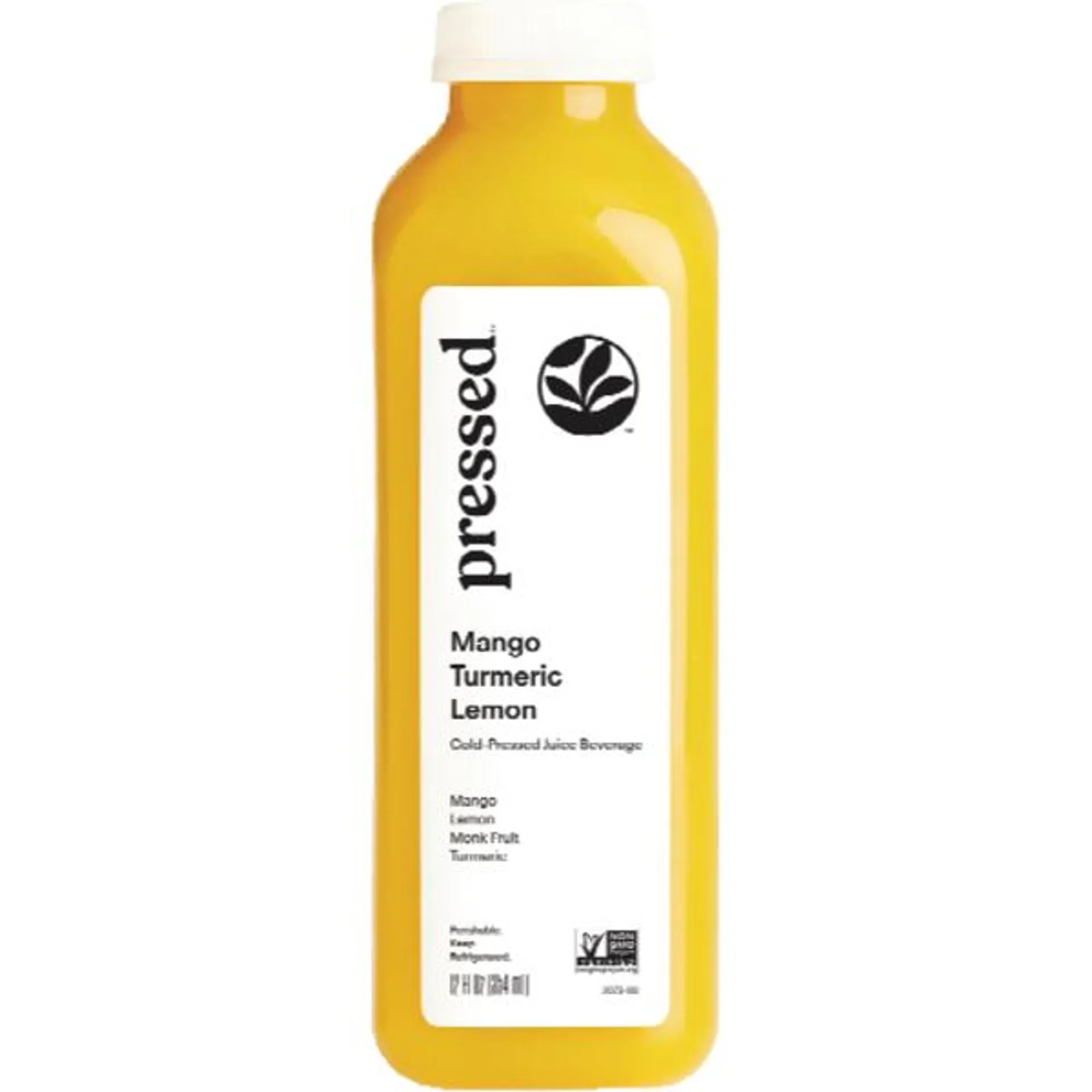 Pressed Juicery Cold Pressed Mango Turmeric Lemon Juice