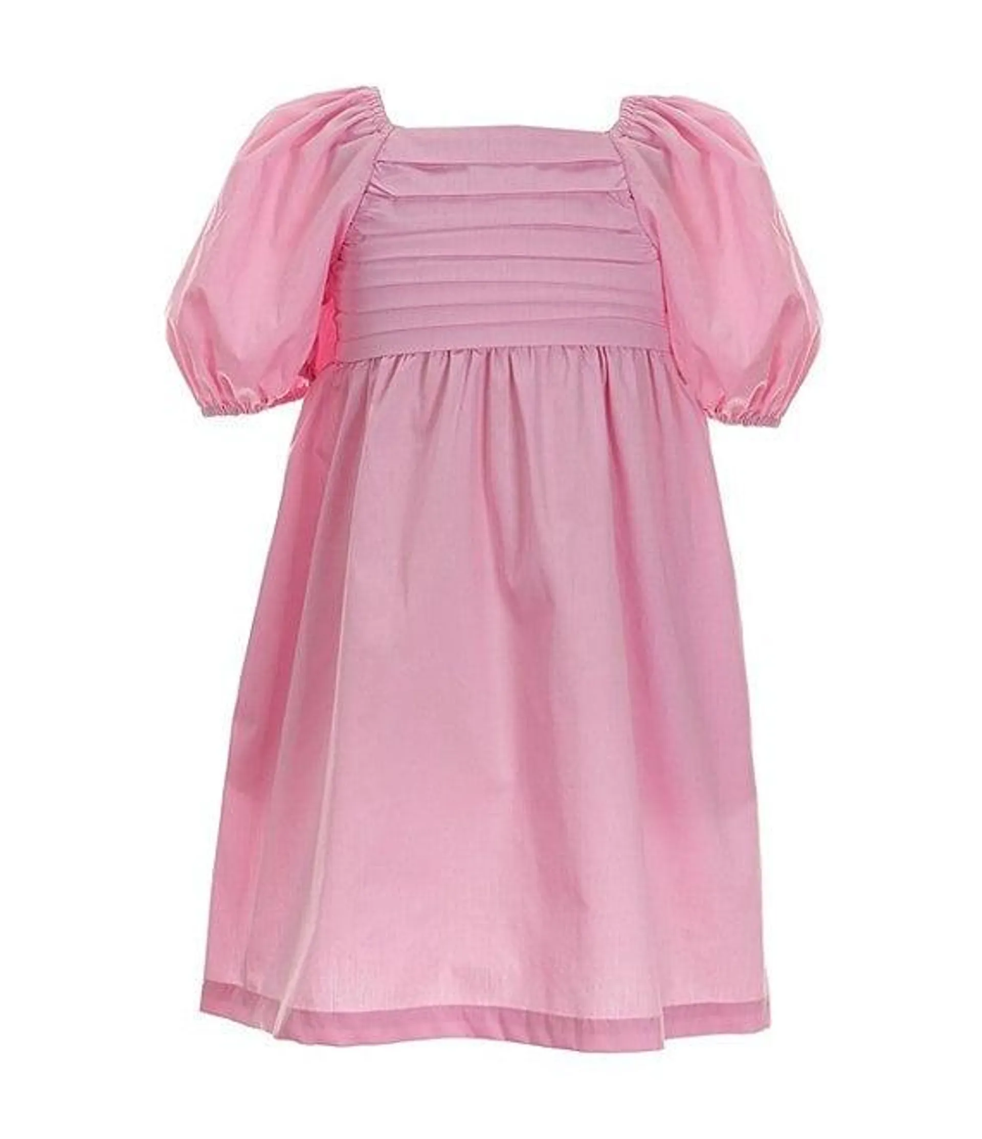 Little Girls 2T-6X Pink Pleated Dress
