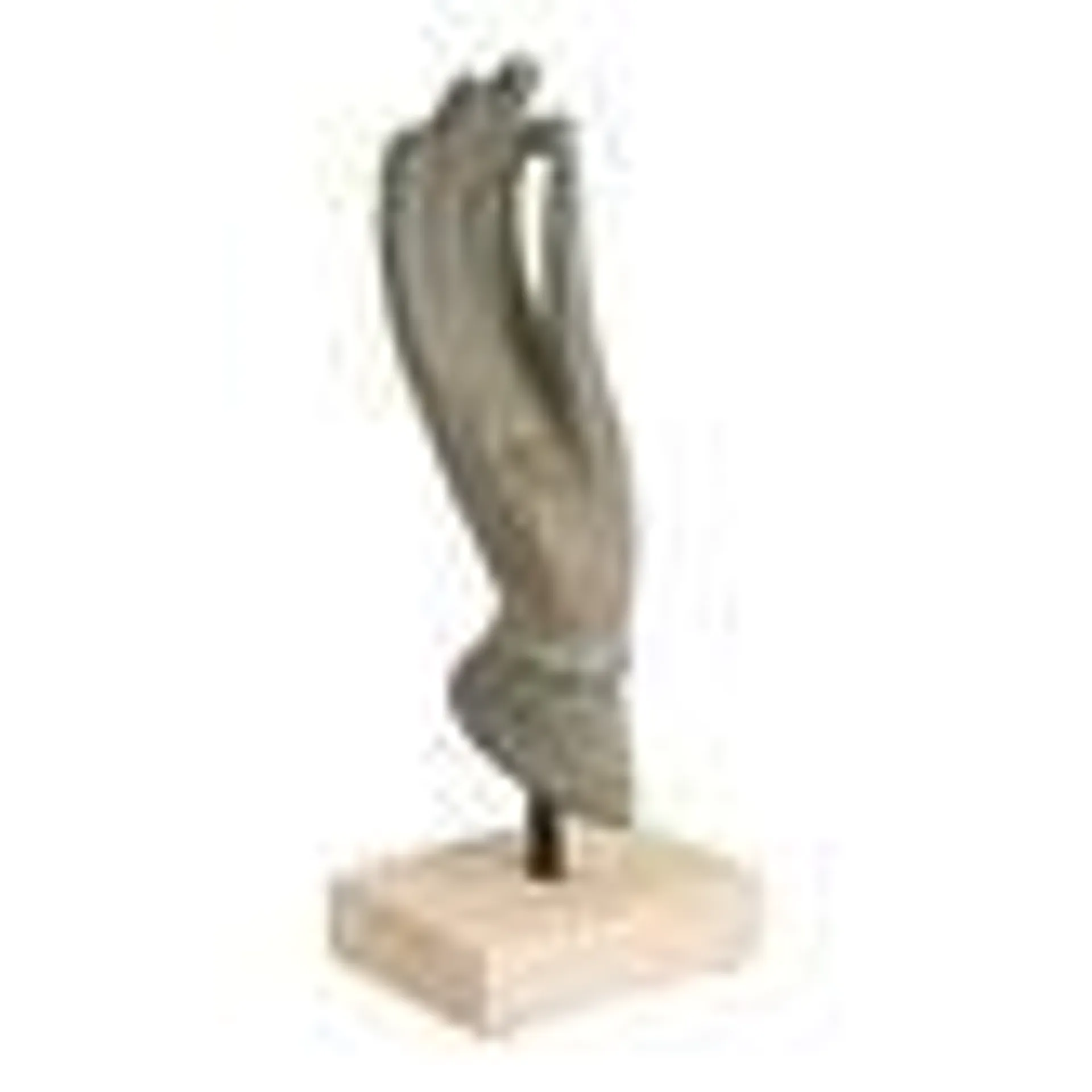 Bronze Metal and Wood Mudra Hand Decor