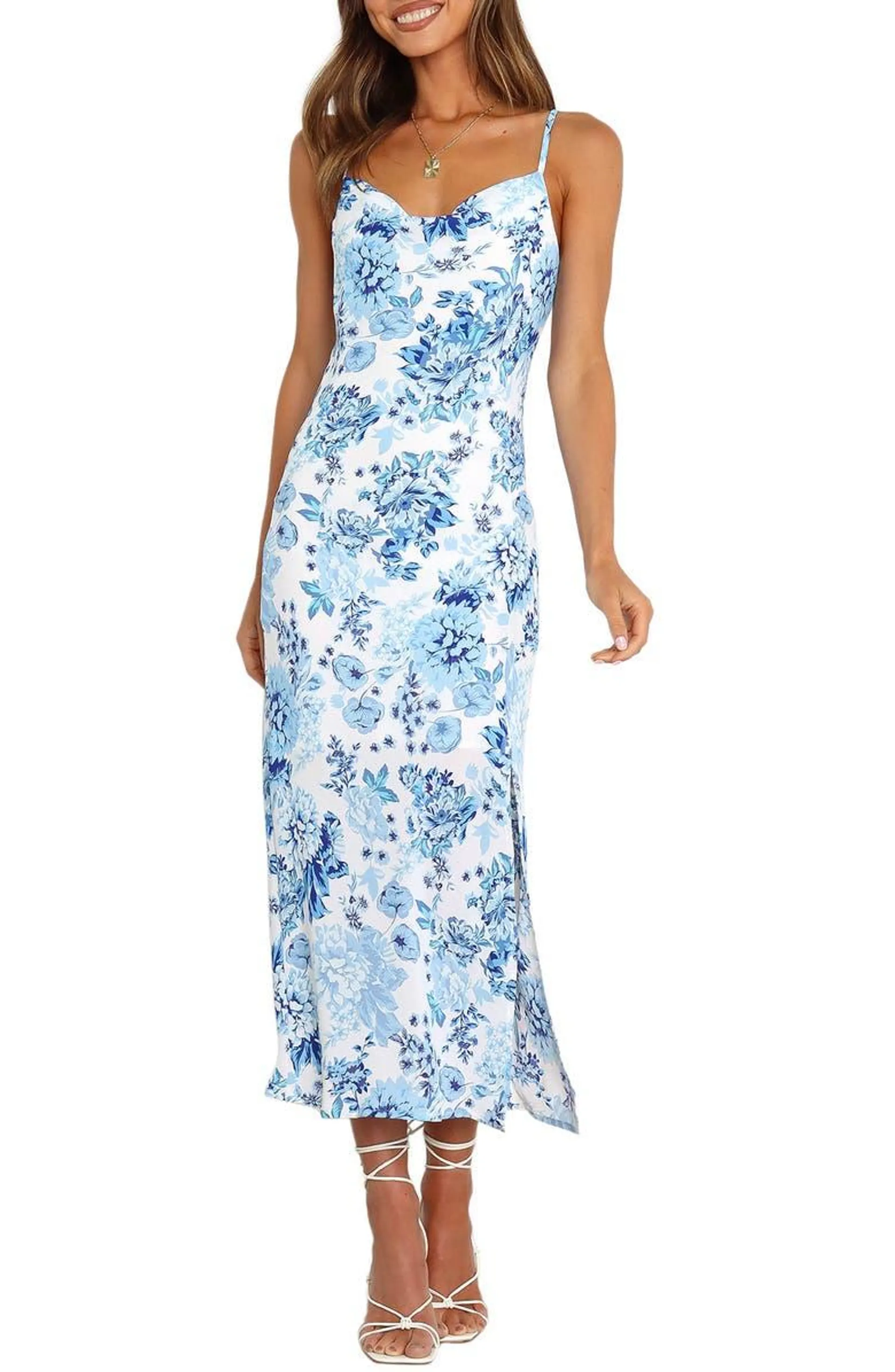 Yelena Floral Print Slipdress