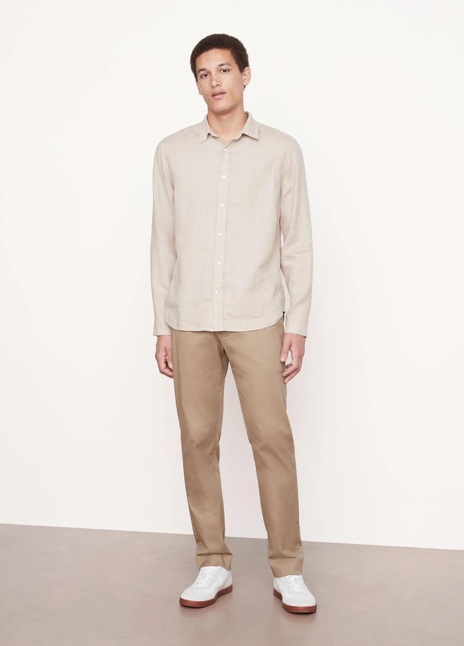 Linen Long-Sleeve Shirt