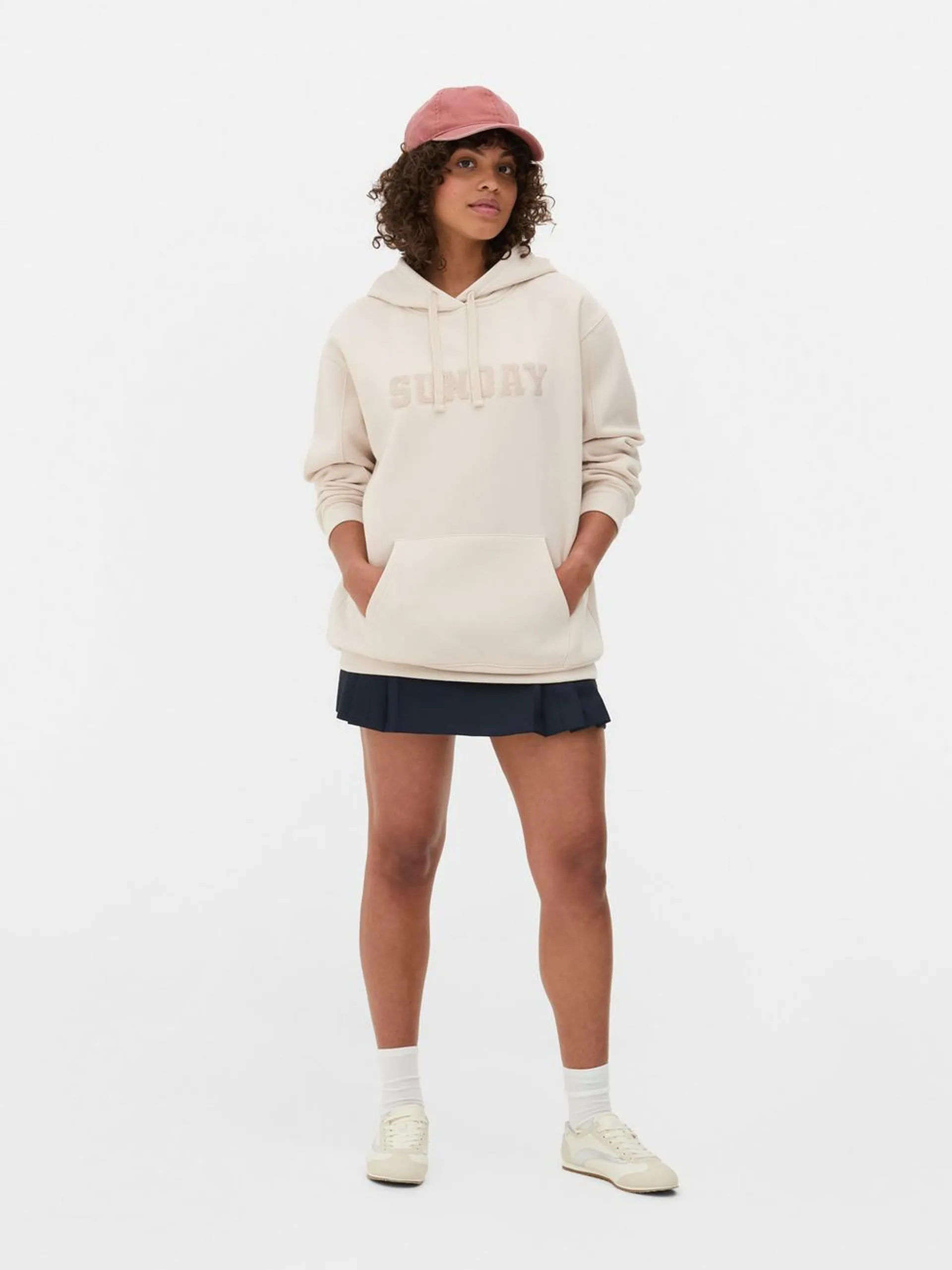 Oversized Drawstring Hoodie