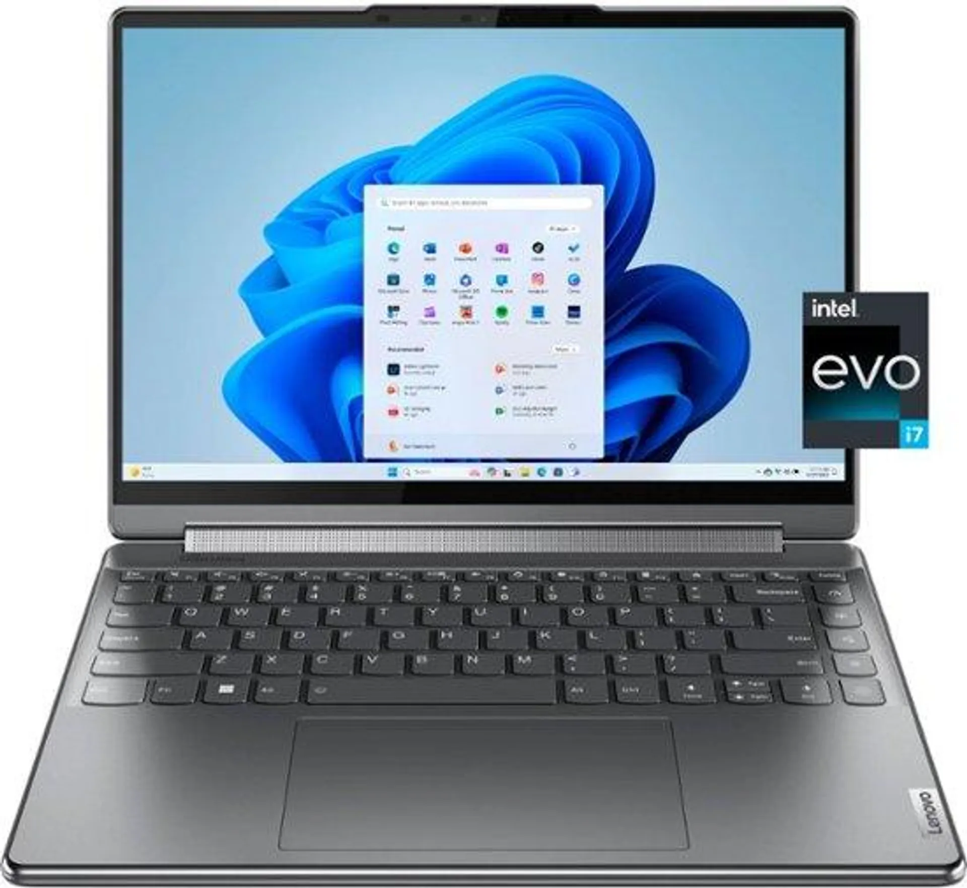 Lenovo - Yoga 9i 2-in-1 14" 4K OLED Touch Laptop with Pen - Intel Evo Platform - Core i7-1360P with 16GB Memory - 1TB SSD - Storm Grey