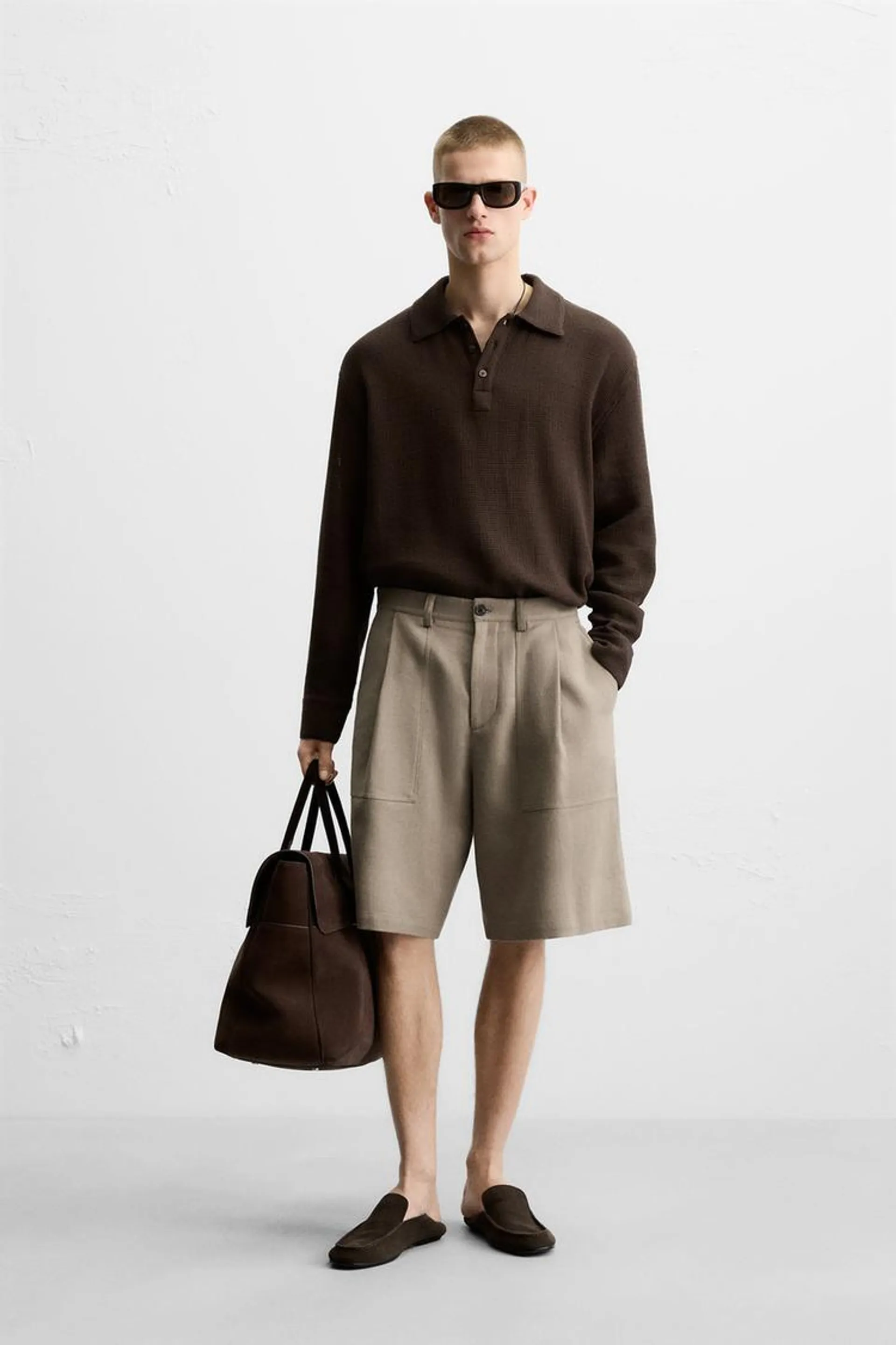 TEXTURED POLO SHIRT