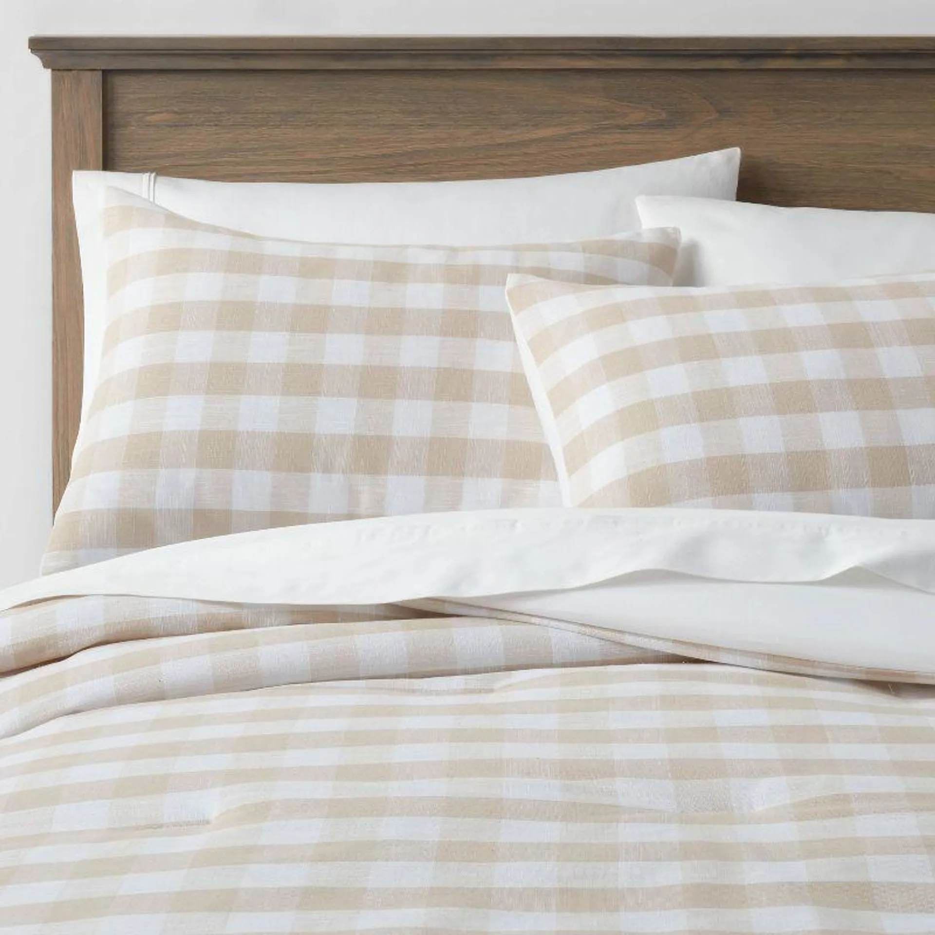 Yarn-Dyed Gingham Comforter & Sham Set - Threshold™