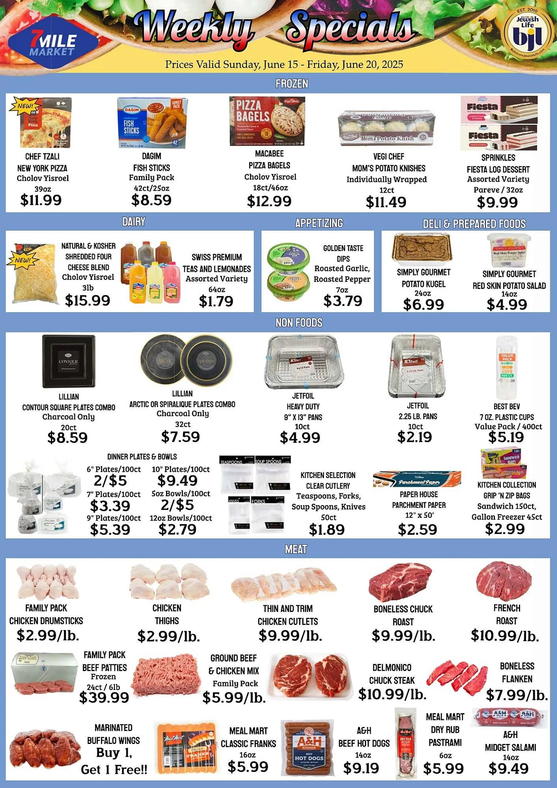 Weekly ad Seven Mile Market ad from June 15 to June 20 2025 - Page 1