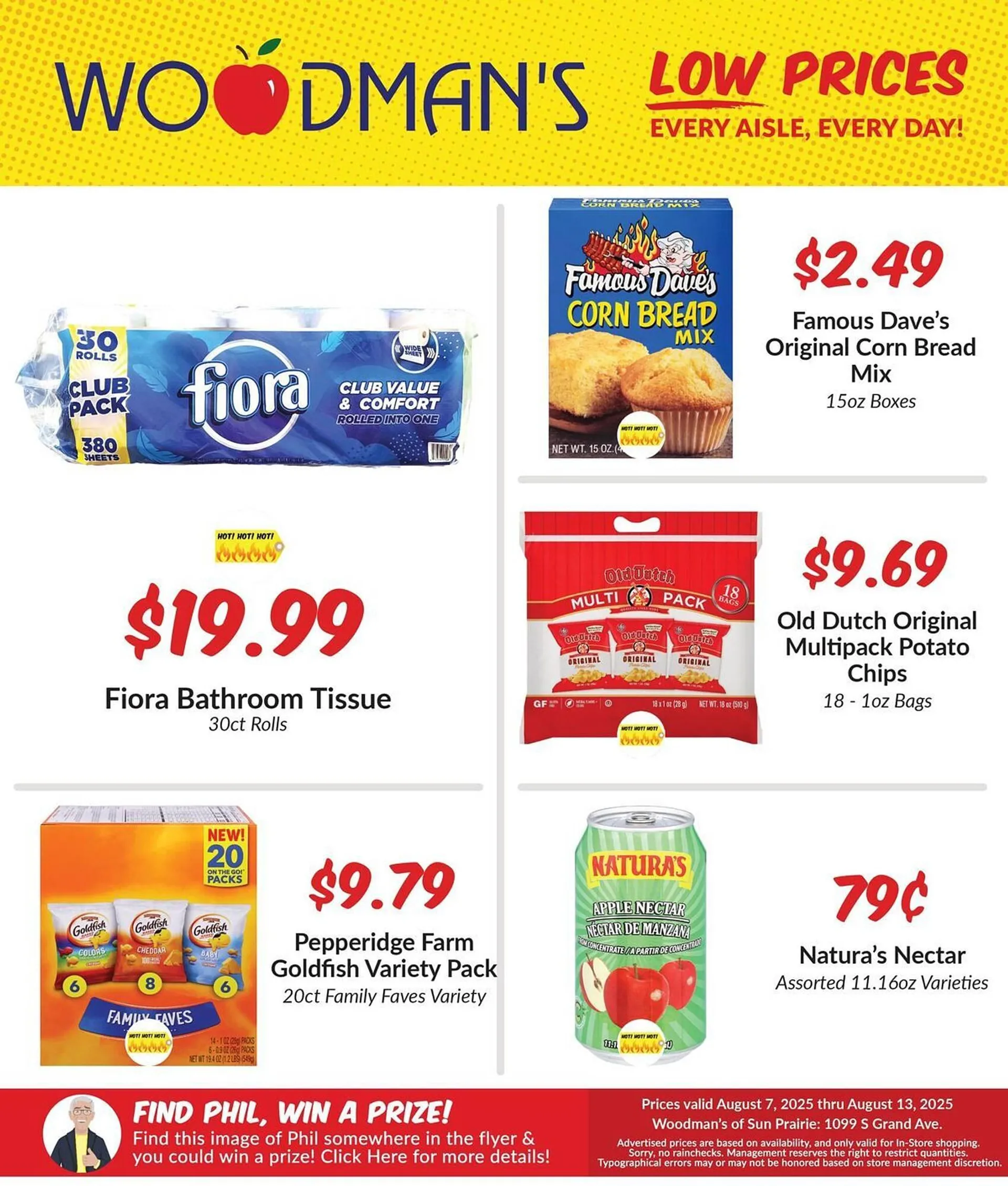 Weekly ad Woodman's Weekly Ad from August 7 to August 13 2025 - Page 1