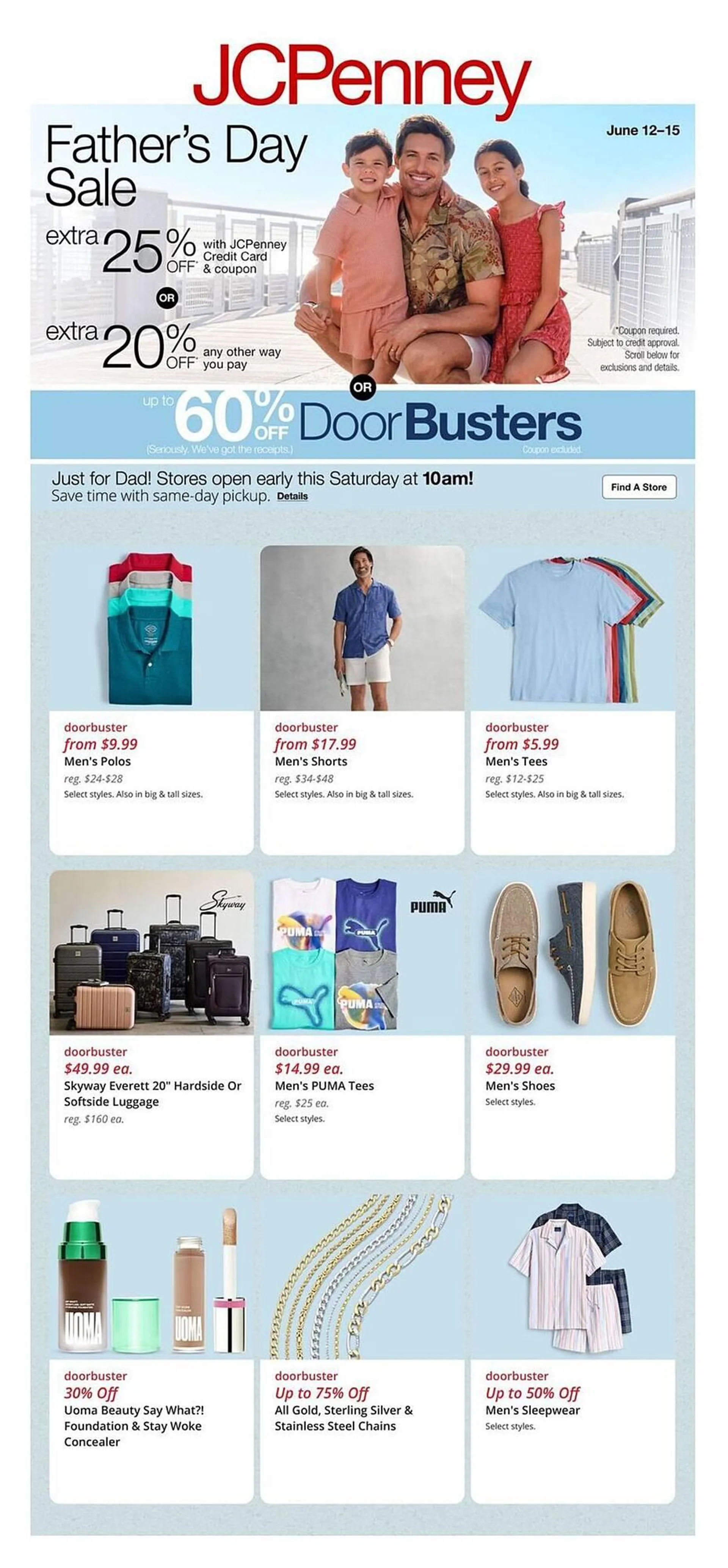 Weekly ad JC Penney Weekly Ad from June 12 to June 15 2025 - Page 1