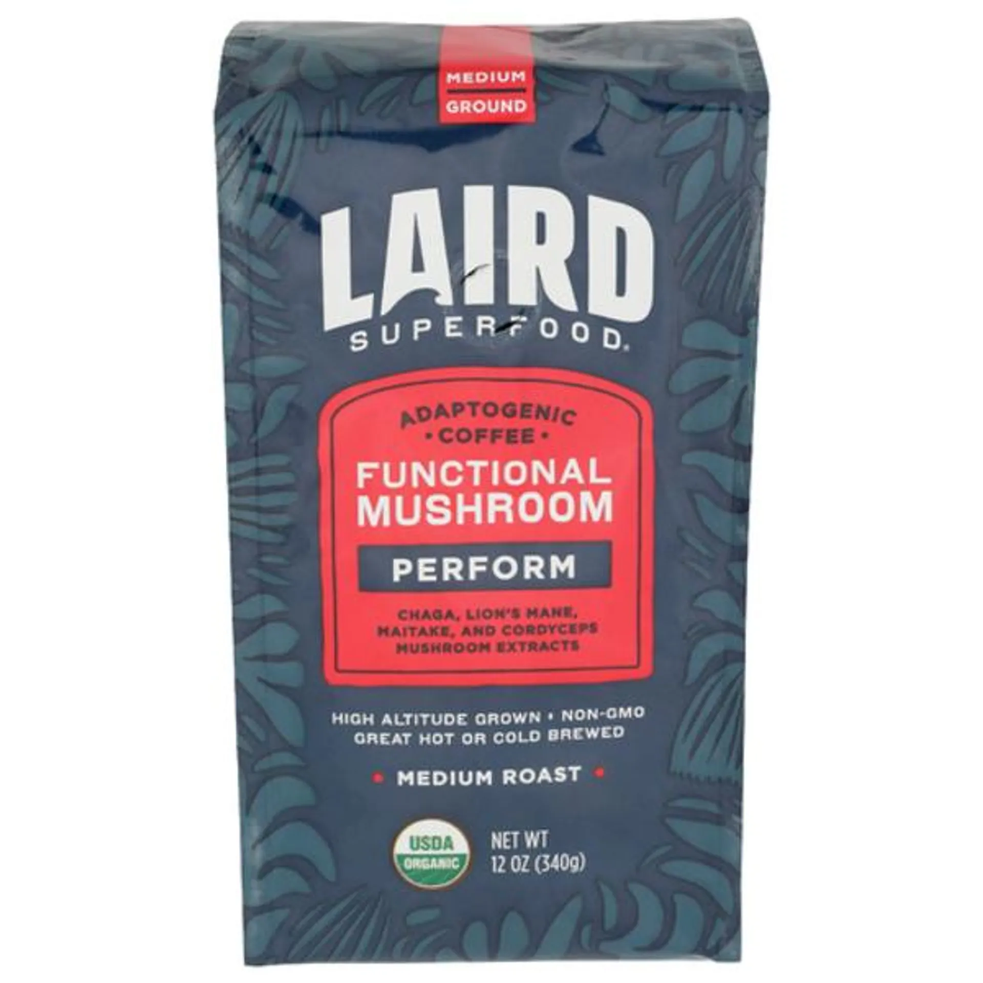 Laird Superfood Organic Peruvian Ground Medium Roast Coffee