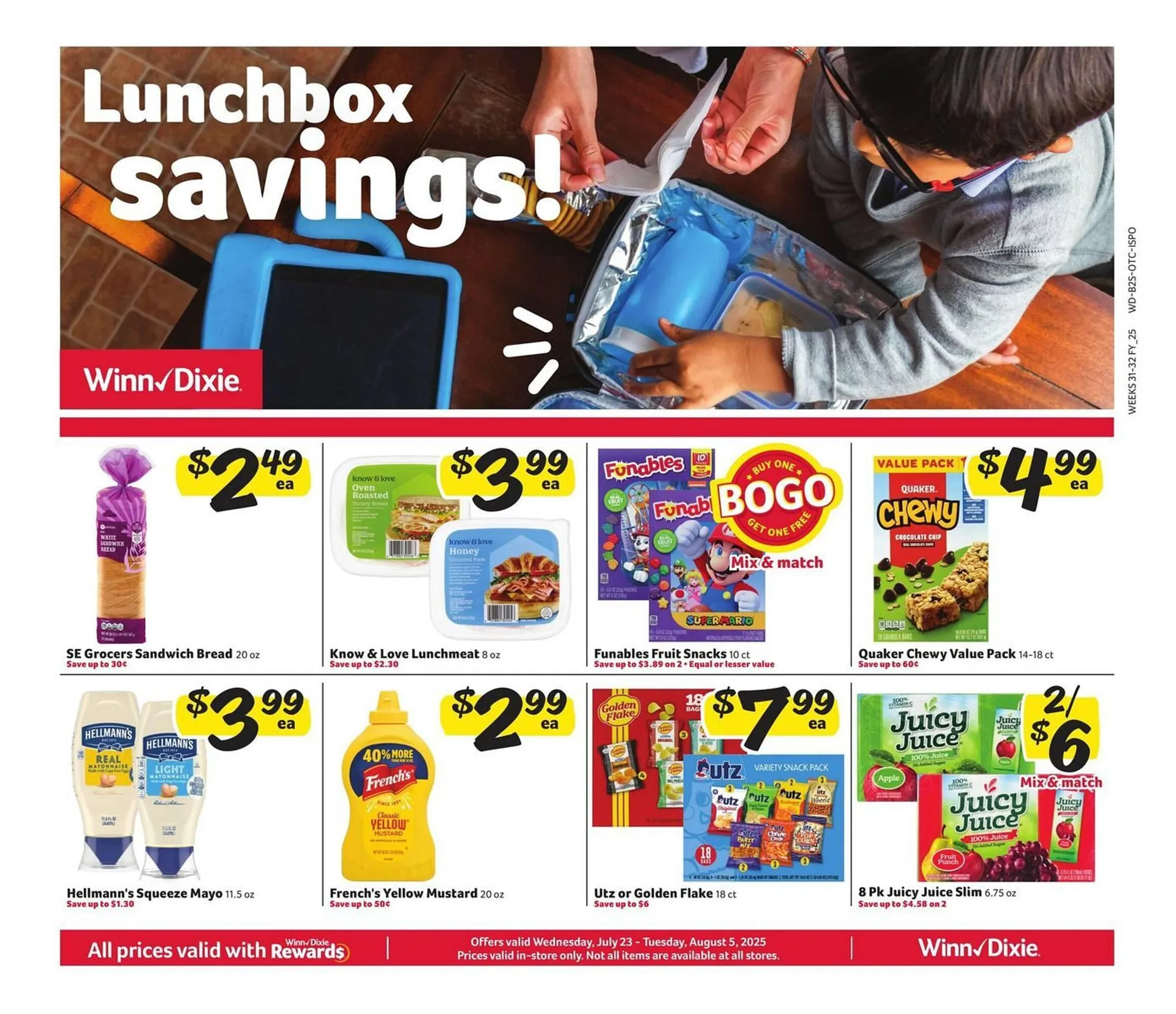 Weekly ad Winn Dixie Weekly Ad from July 25 to July 25 2025 - Page 1