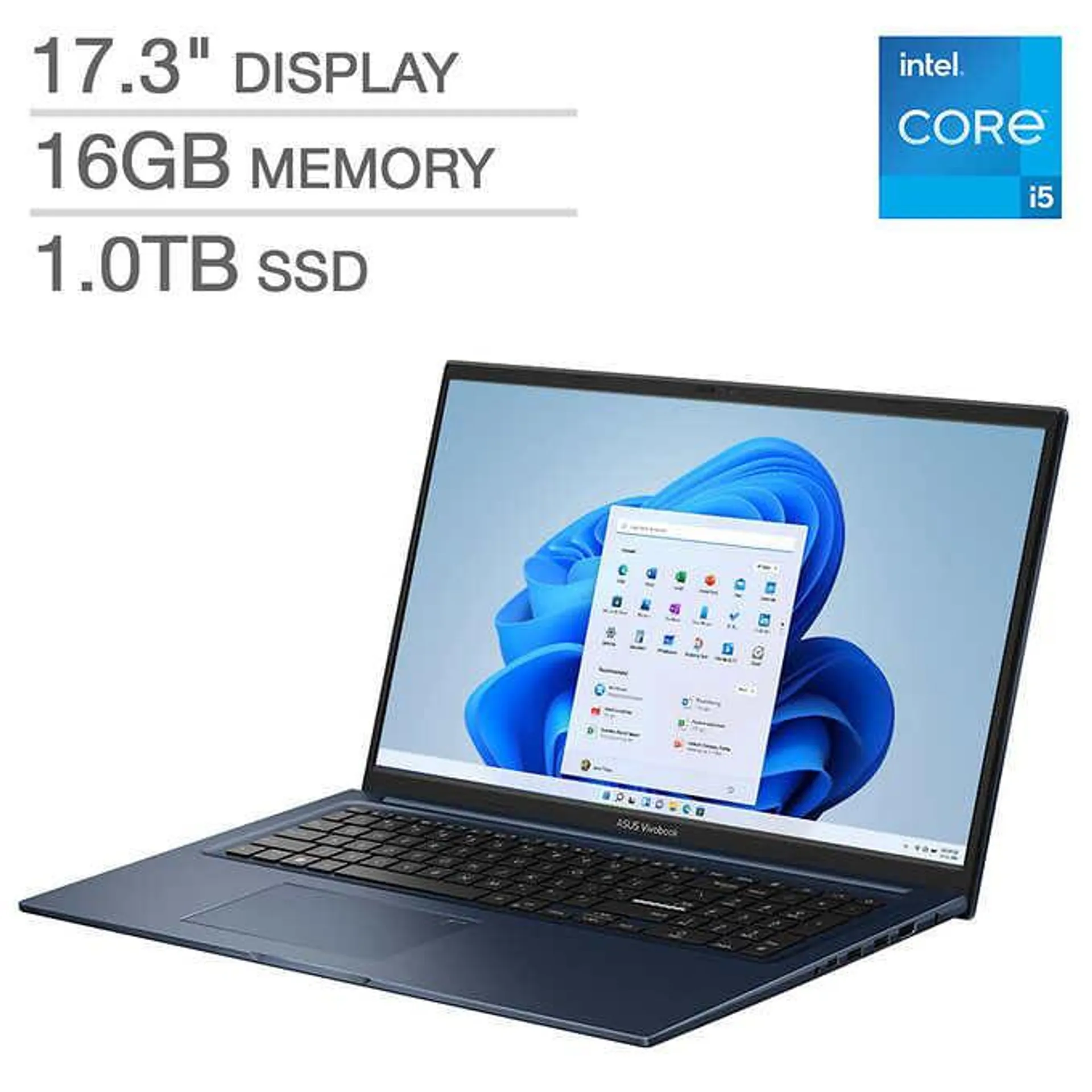 ASUS 17.3" VivoBook Laptop - Intel Core i5-1335U- Windows 11