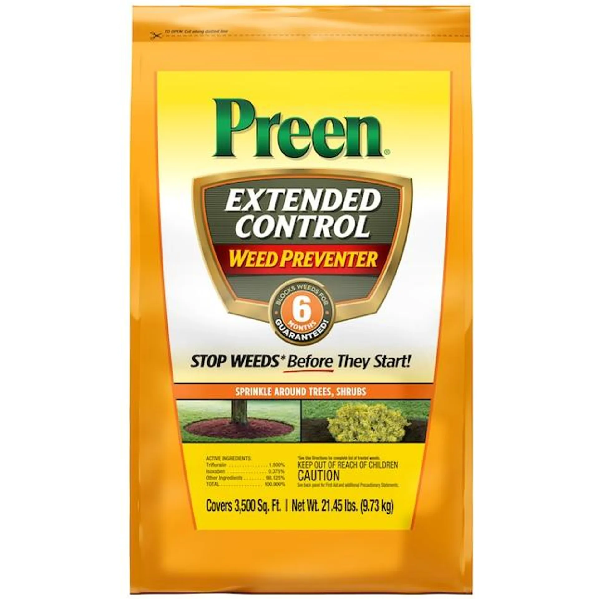 Preen Extended Control Weed Preventer 21.45-lbs. 3500-sq ft Pre-emergent Herbicide