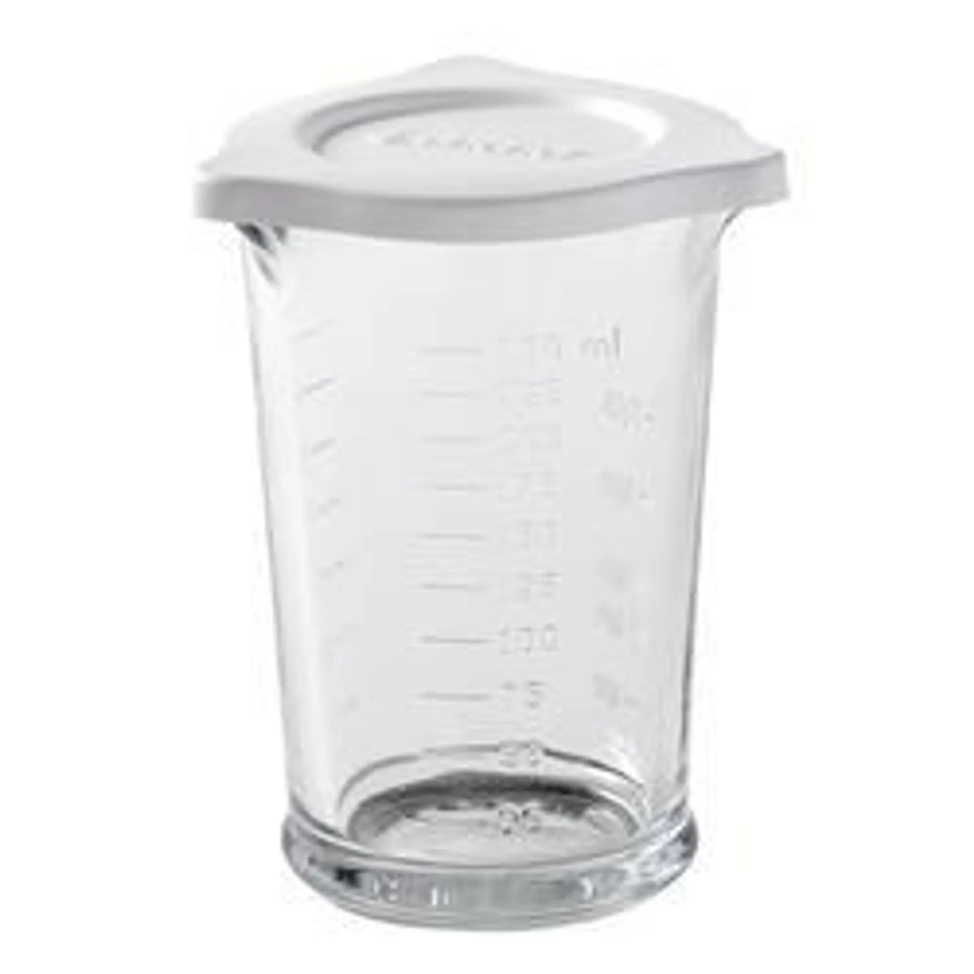 Anchor Hocking 8 Ounce Triple Pour Measuring Cup with White Lid