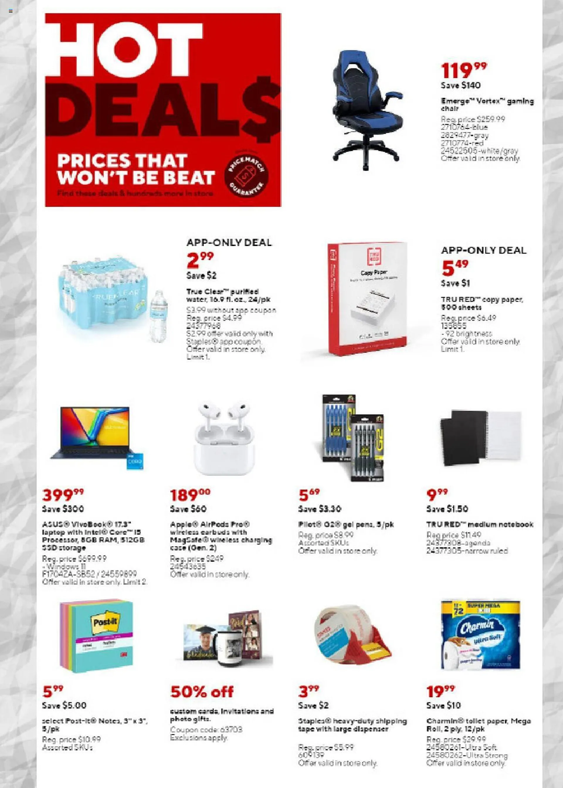 Weekly ad Staples Weekly Ad from April 14 to April 20 2024 - Page 2