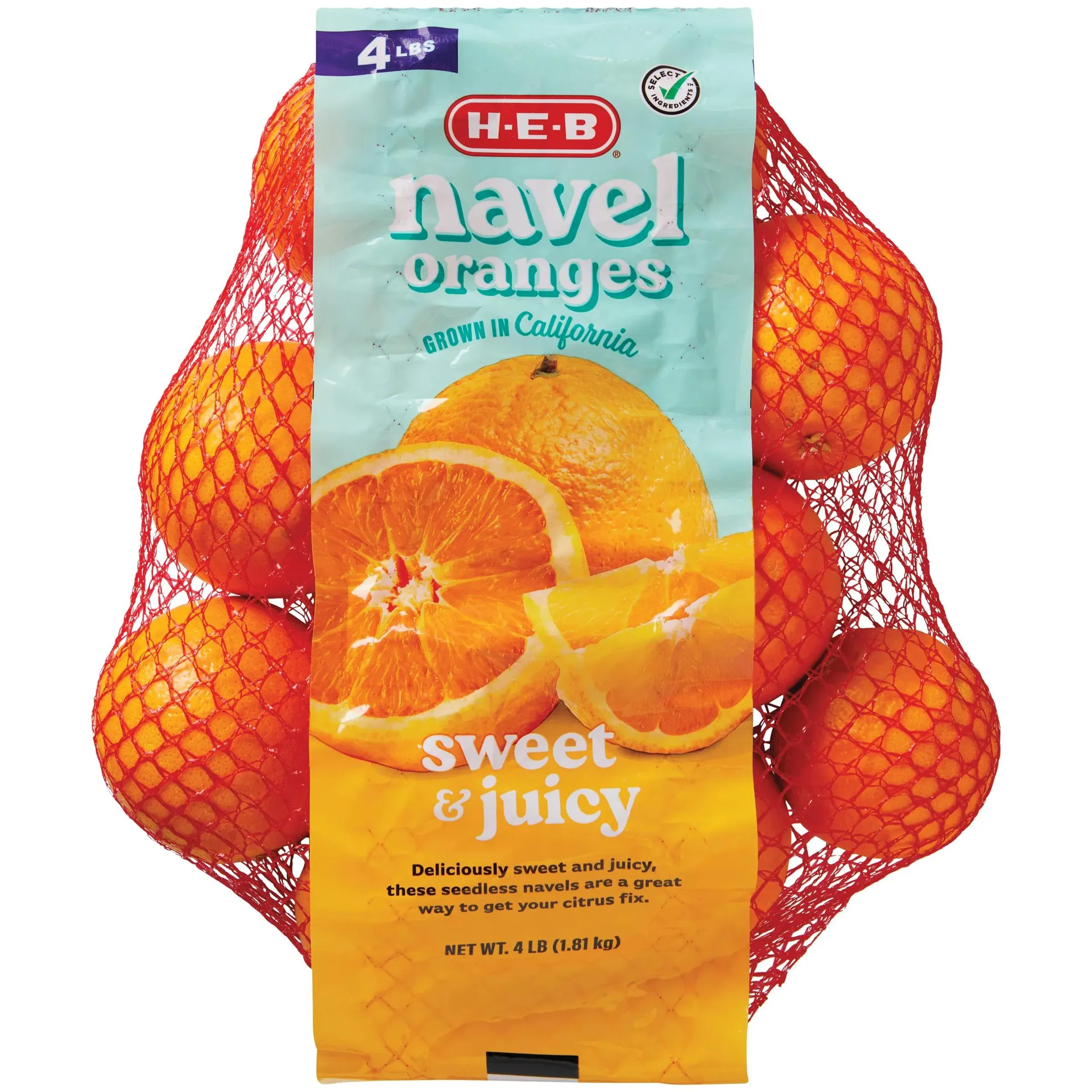 H‑E‑B Fresh Navel Oranges
