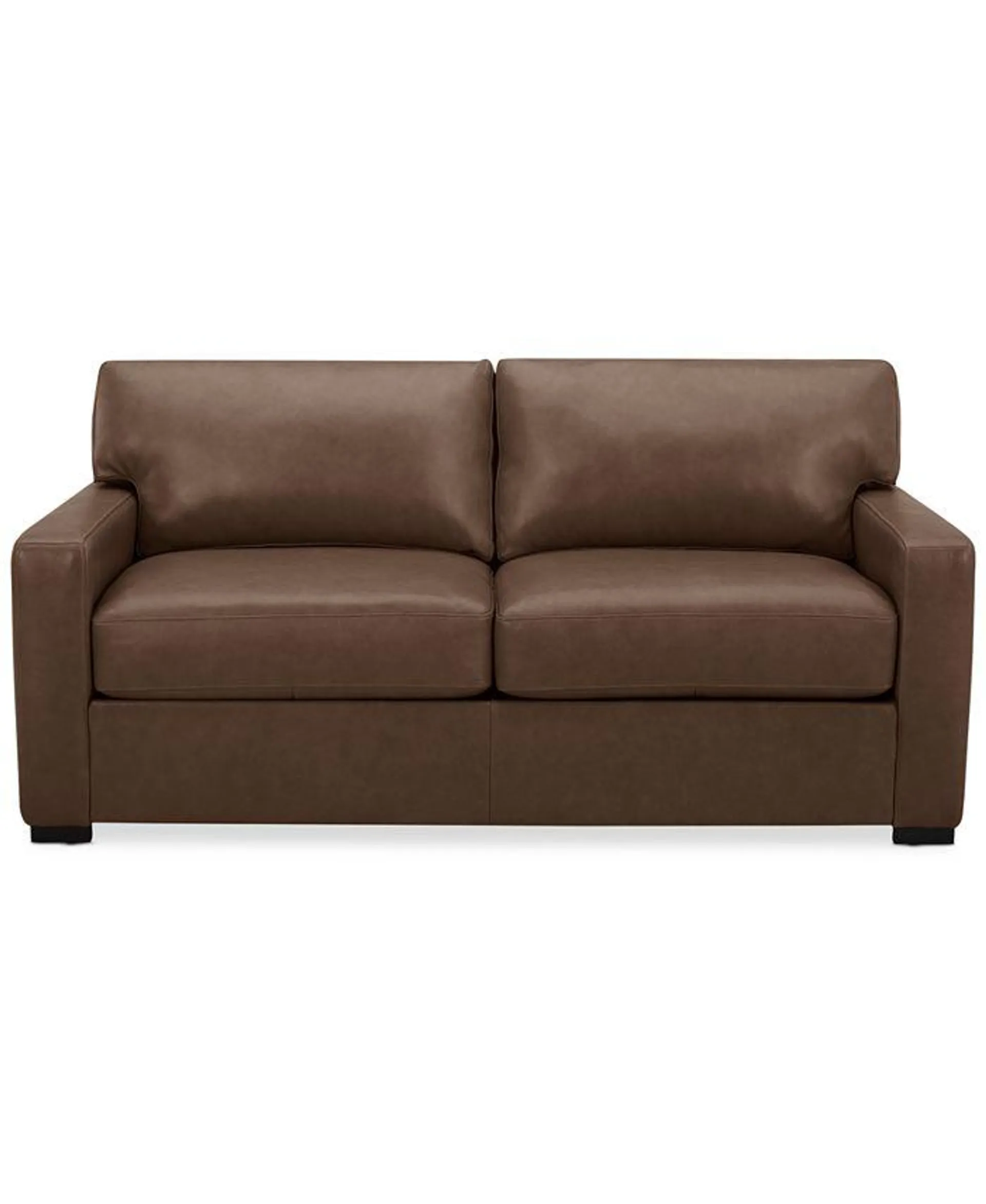 Radley 74" Leather Apartment Sofa, Created for Macy's