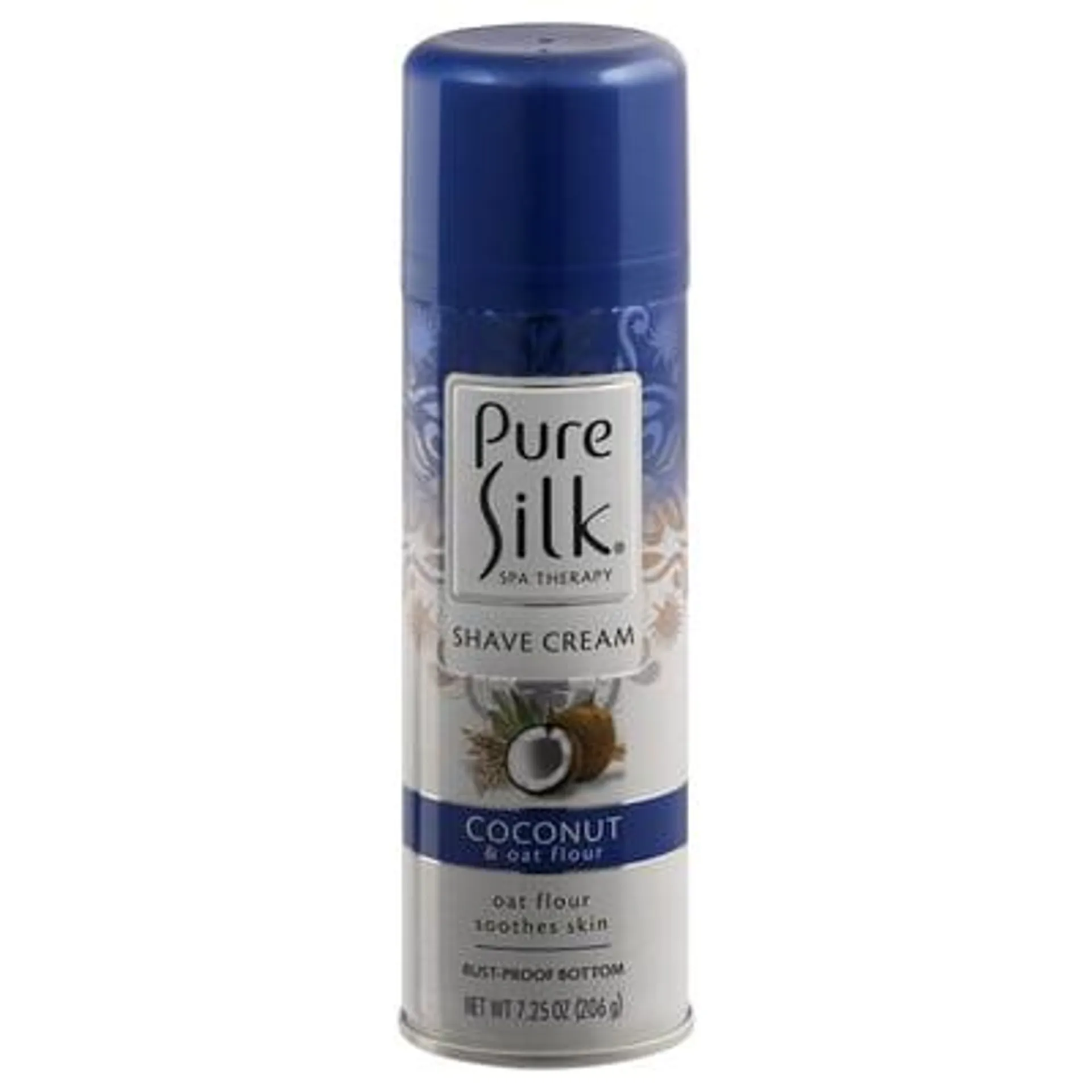 Pure Silk, Shave Cream, Coconut & Oat Flour