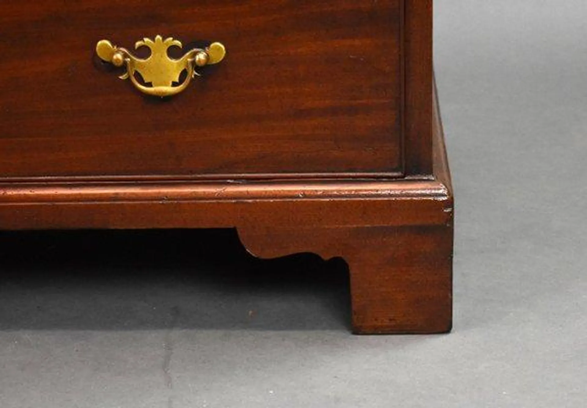 George II Mahogany Dressing Chest of Drawers, 1750s