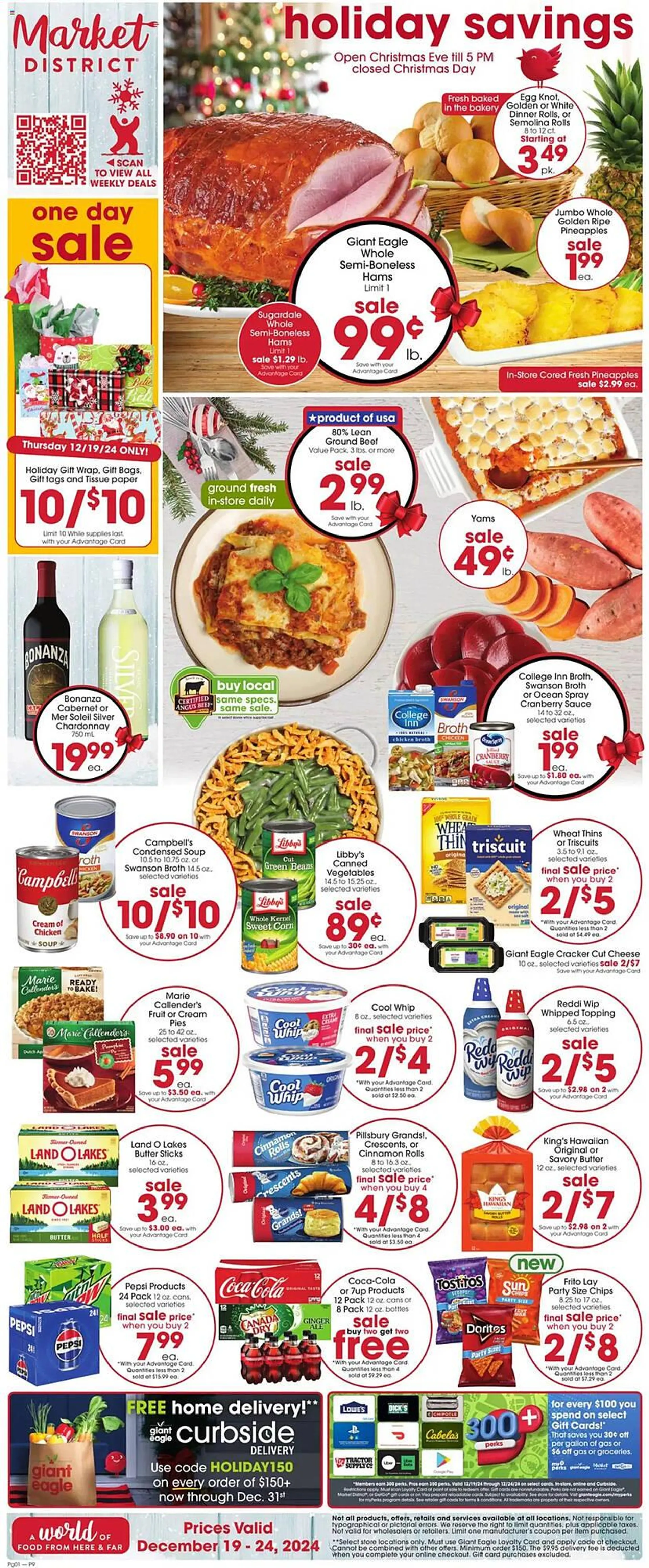 Giant Eagle Weekly Ad - 1