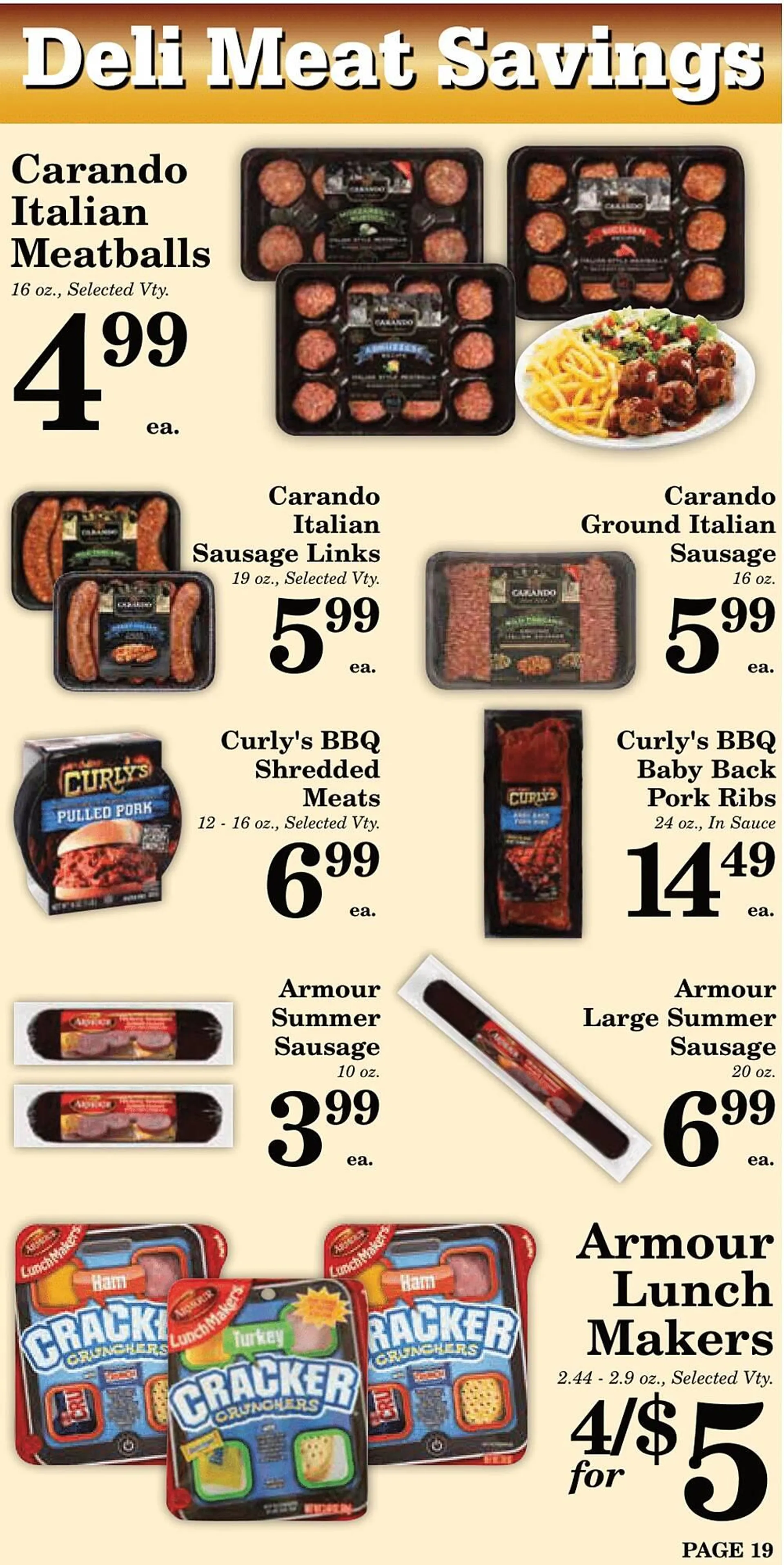 Weekly ad Harvest Foods ad from June 26 to July 30 2024 - Page 19