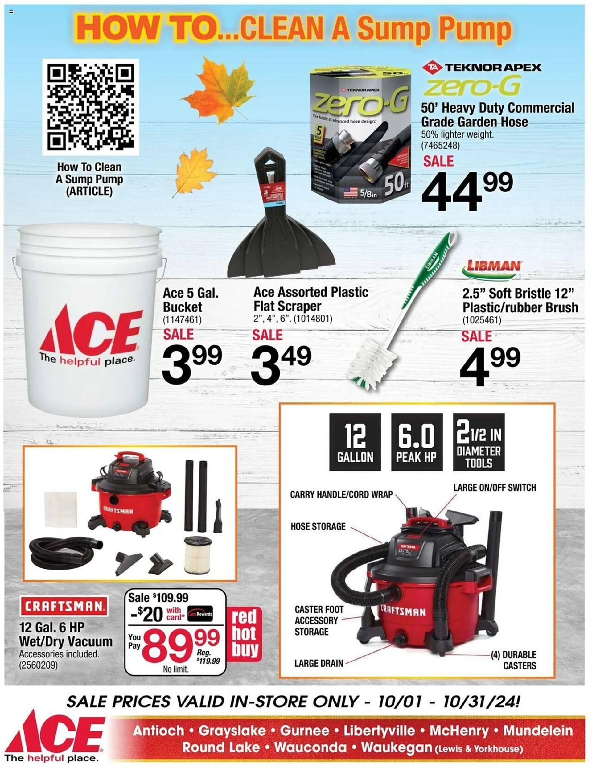 Weekly ad Ace Hardware Weekly Ad from October 1 to October 31 2024 - Page 5